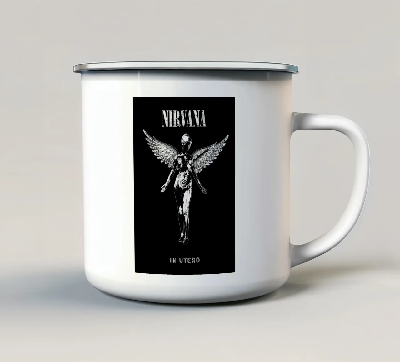 Il grunge vive sul palco tazza in smalto da zugbl