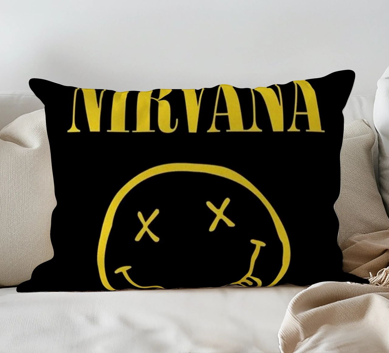 Nirvana Unplugged On Fire cuscino da zugbl