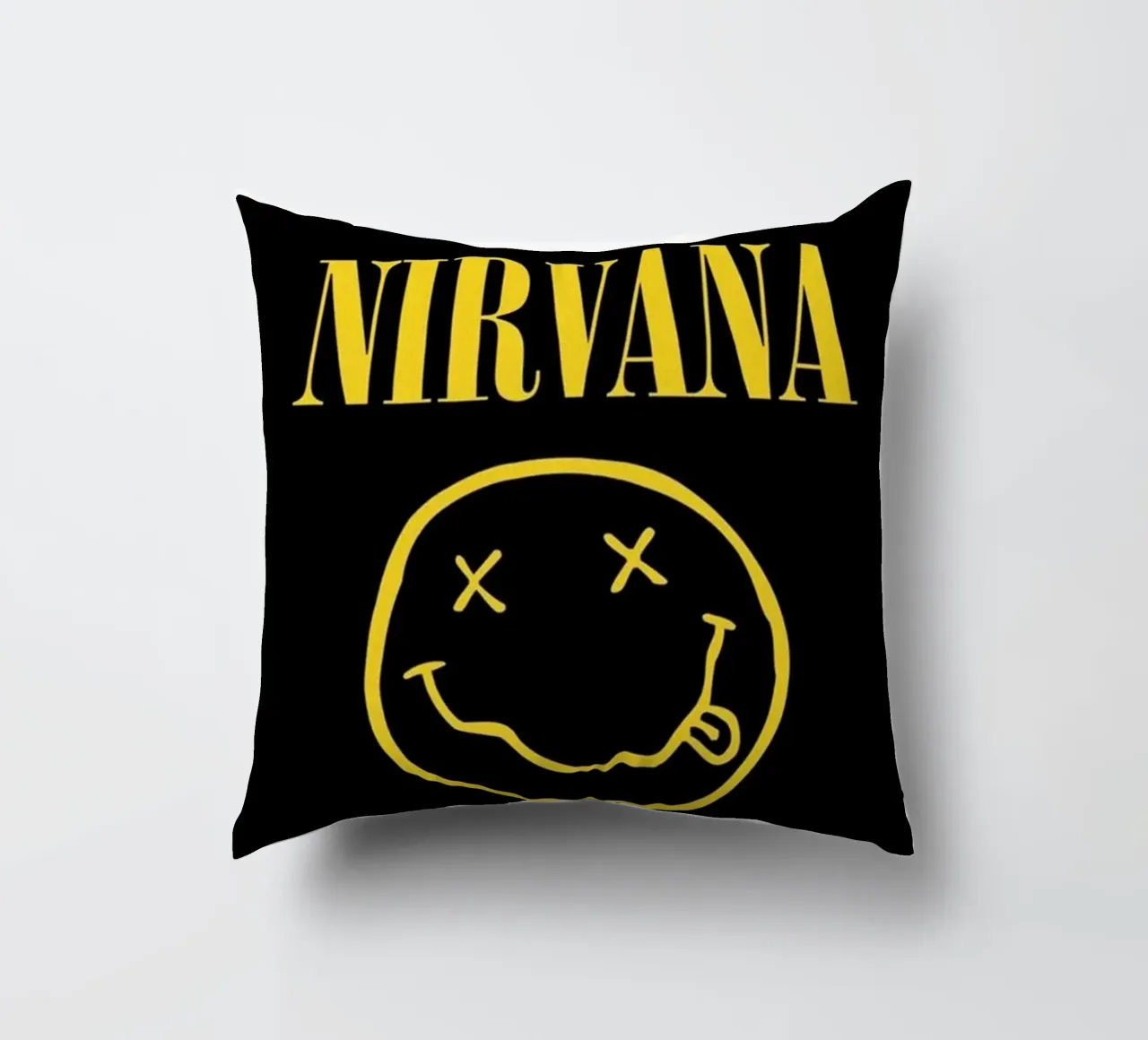 Nirvana Unplugged On Fire decorative cushion by zugbl