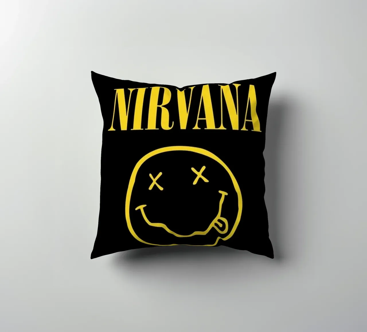 Nirvana Unplugged On Fire decorative cushion by zugbl