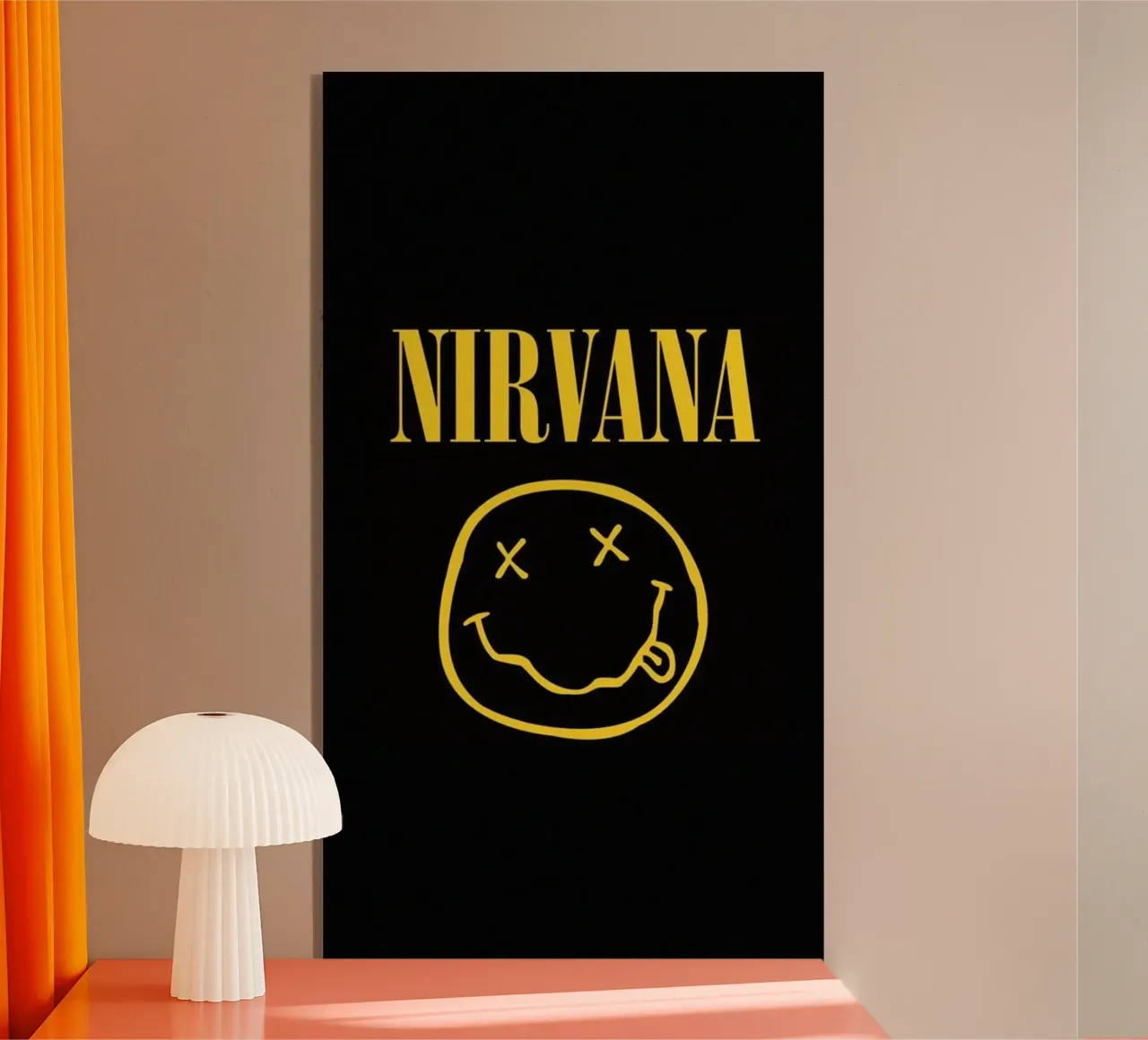 Nirvana Unplugged On Fire acrylic glass by zugbl