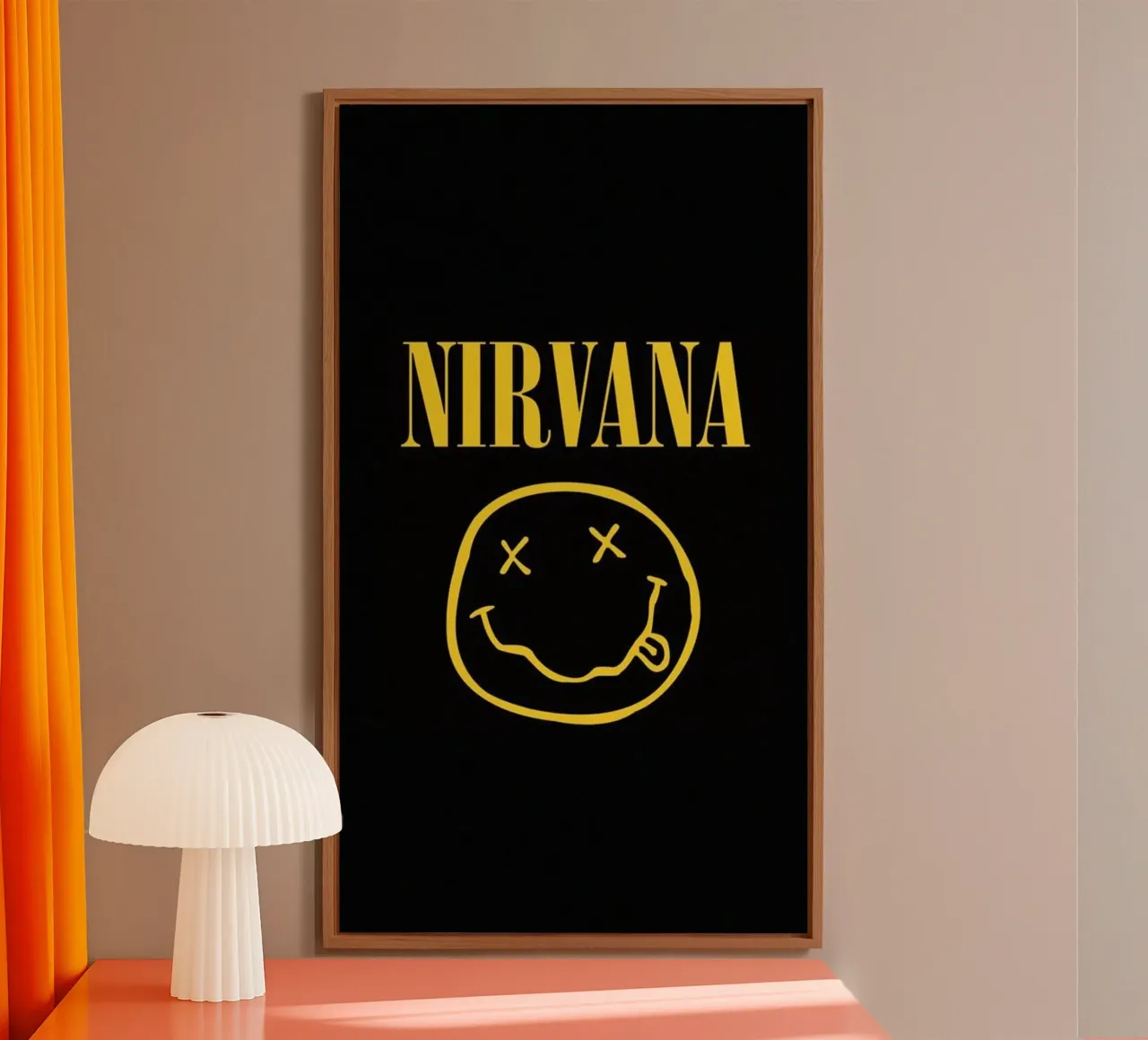 Nirvana Unplugged On Fire alluminio dibond da zugbl