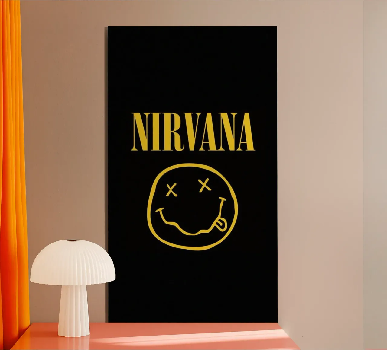 Nirvana Unplugged On Fire alluminio dibond da zugbl