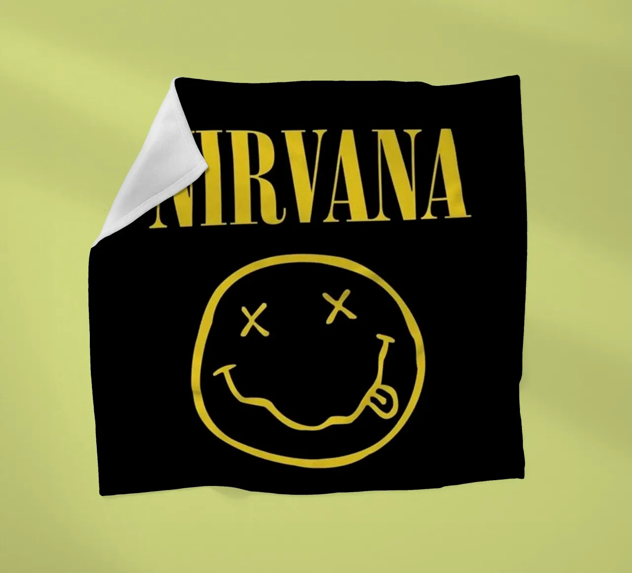 Nirvana Unplugged On Fire coperta in pile da zugbl