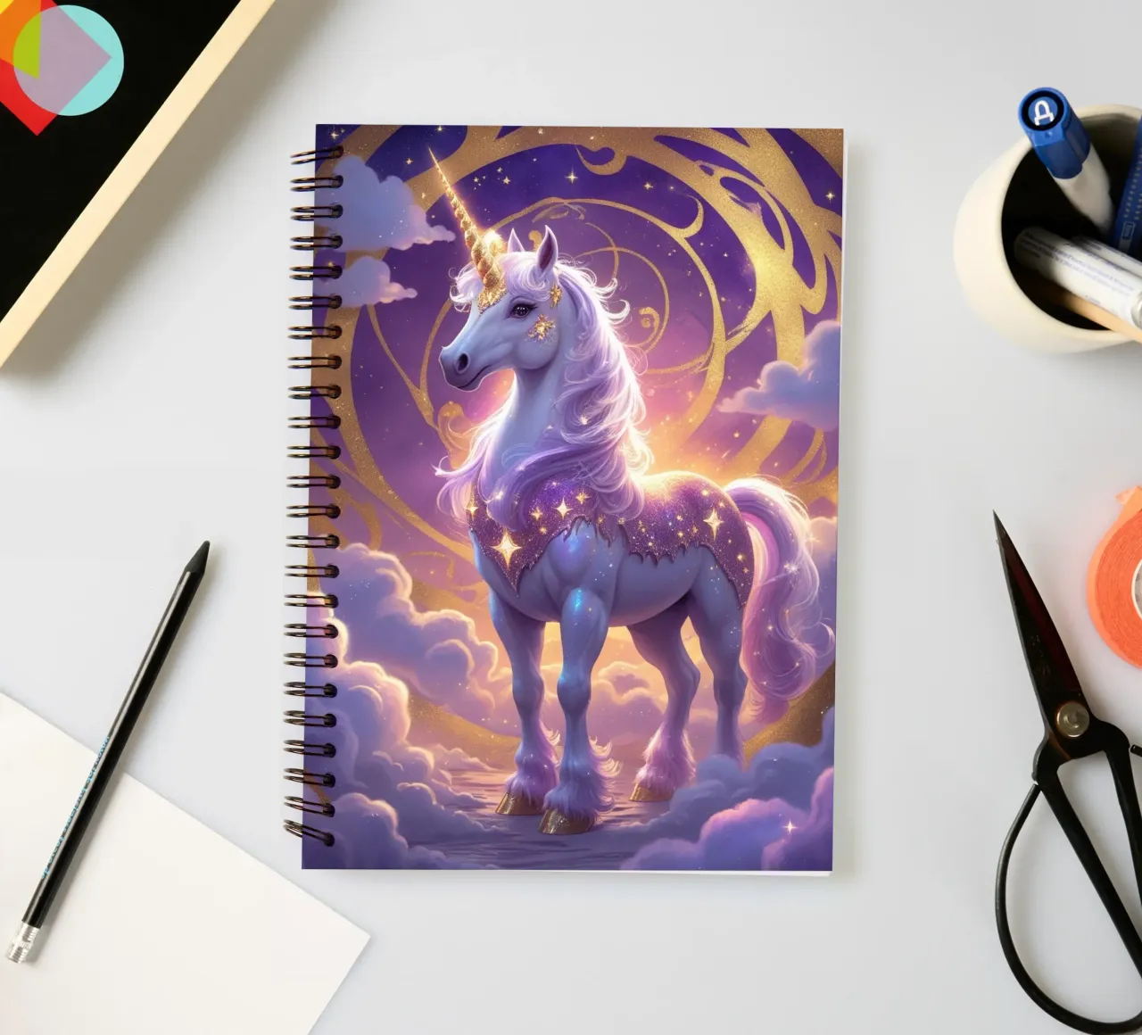 magic pony spiral notebook by van hellen