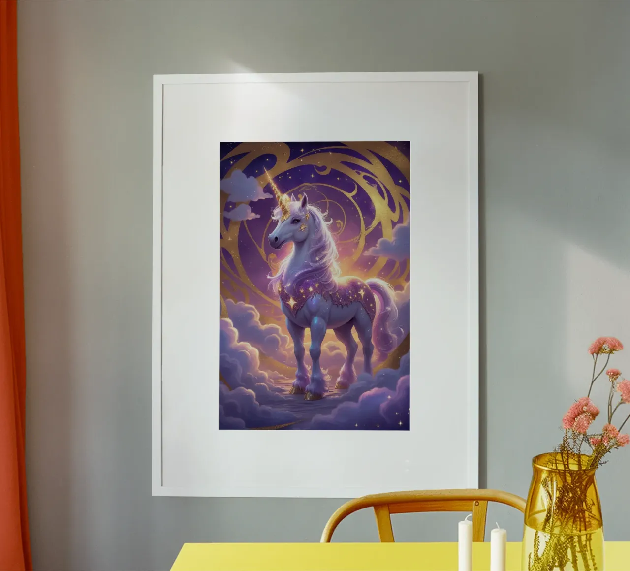 pony magico poster con telaio in plastica da van hellen