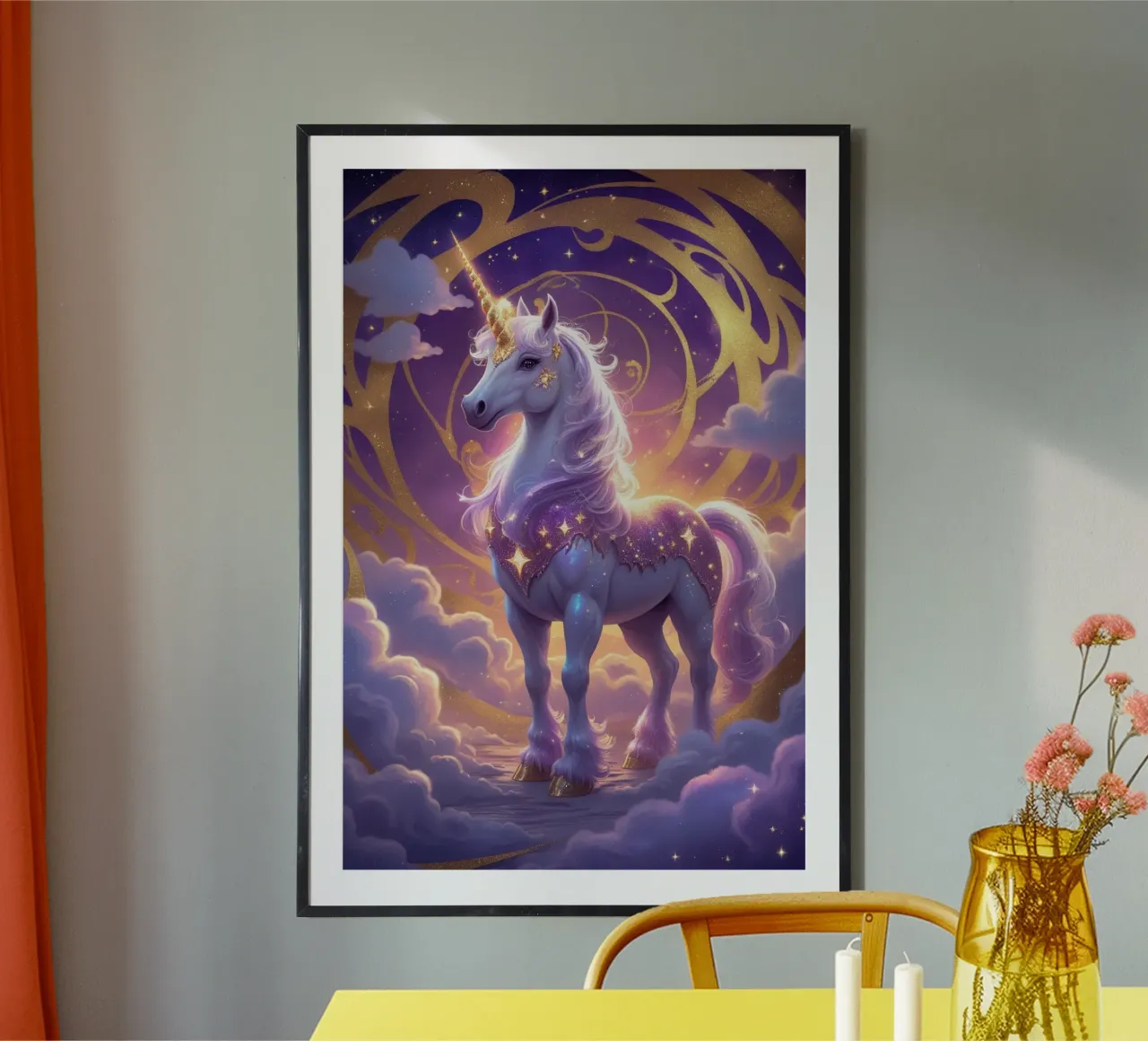 pony magico poster con telaio in plastica da van hellen