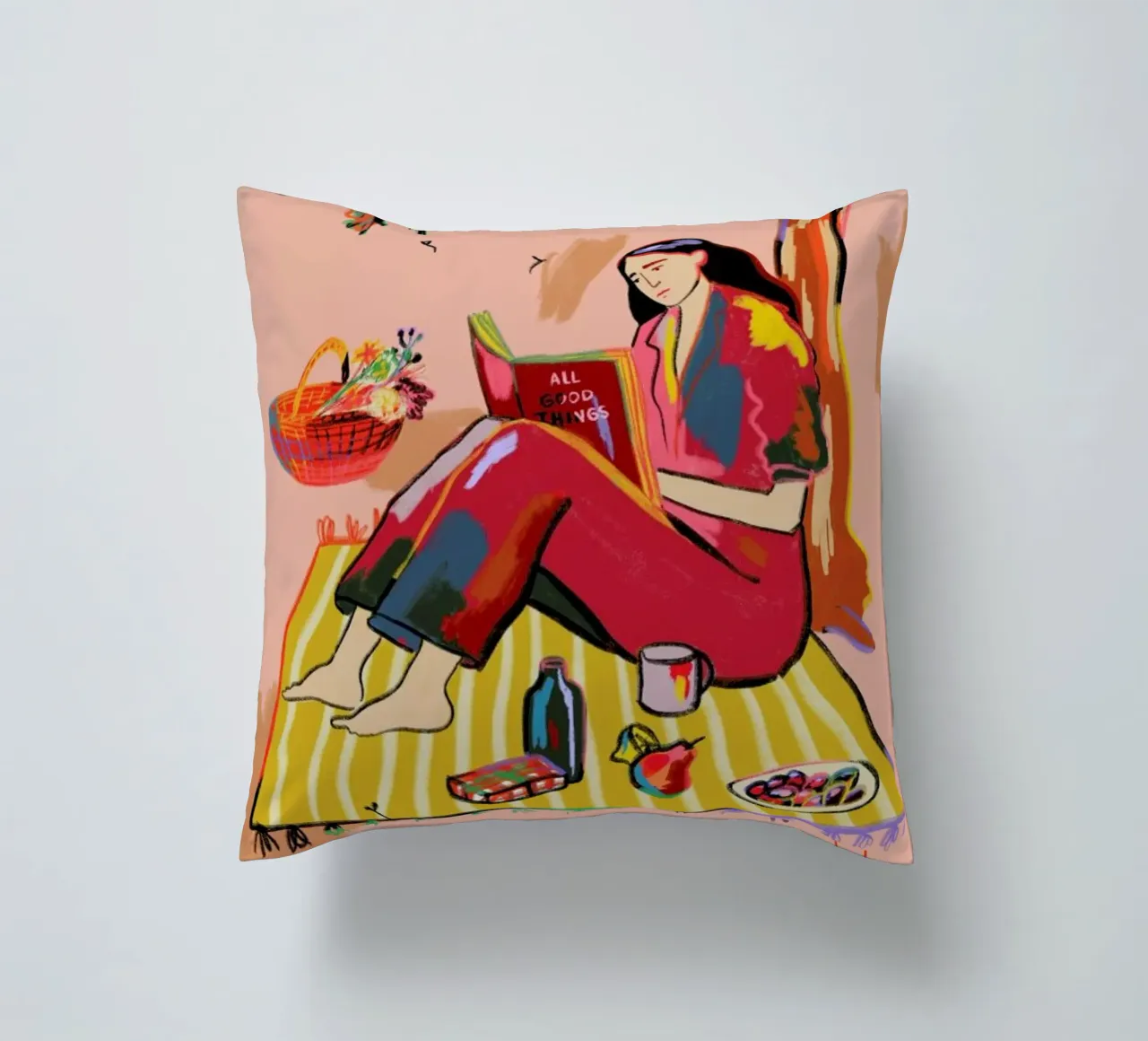 Autumn Picnic cuscino da Sandra Poliakov