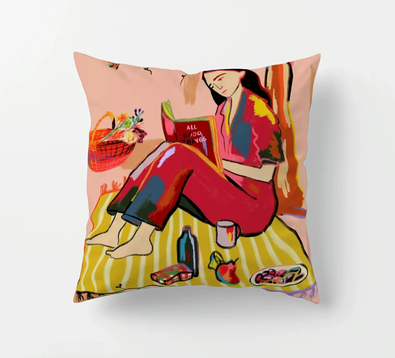 Autumn Picnic cuscino da Sandra Poliakov