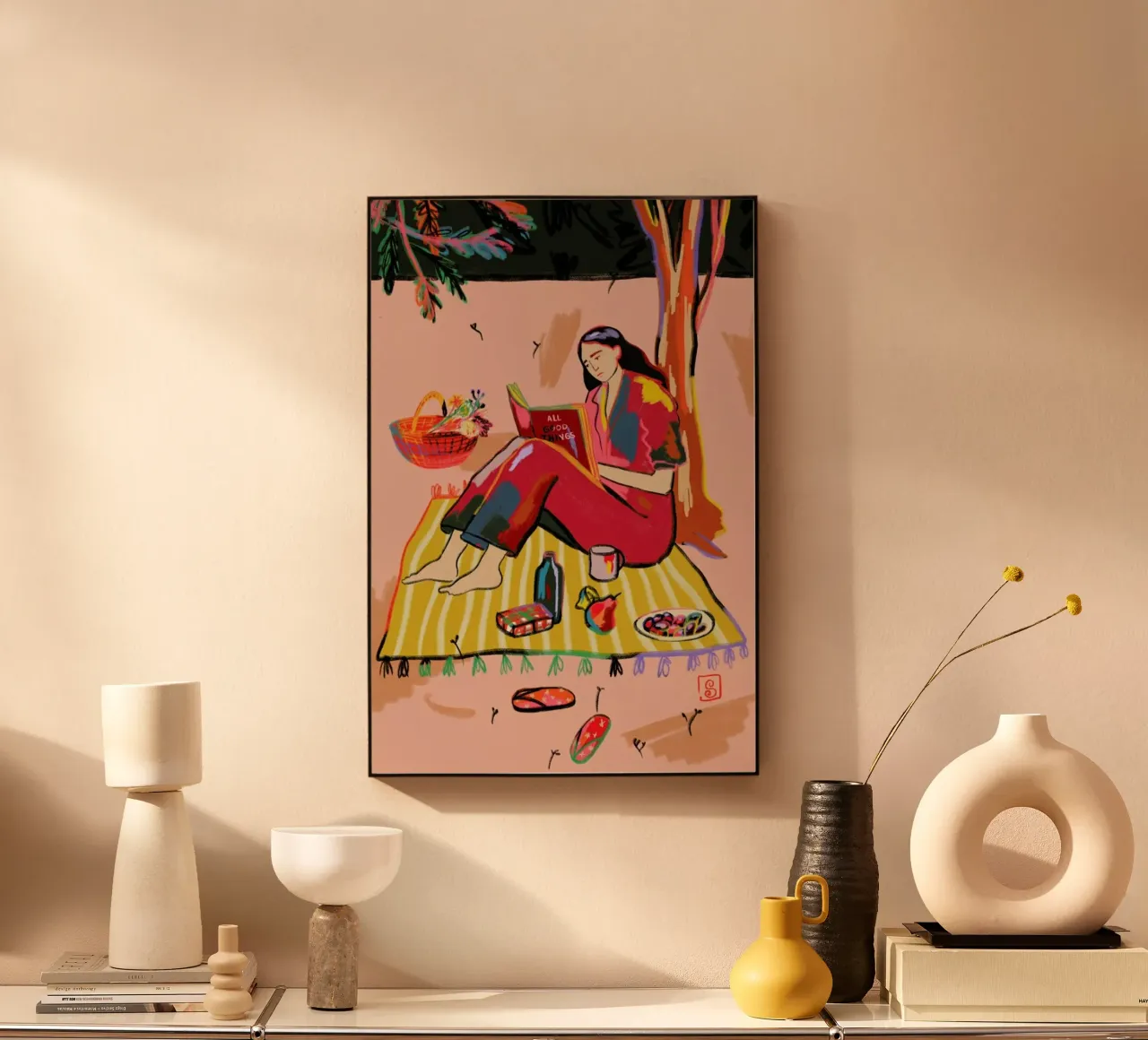 Autumn Picnic plexiglass da Sandra Poliakov