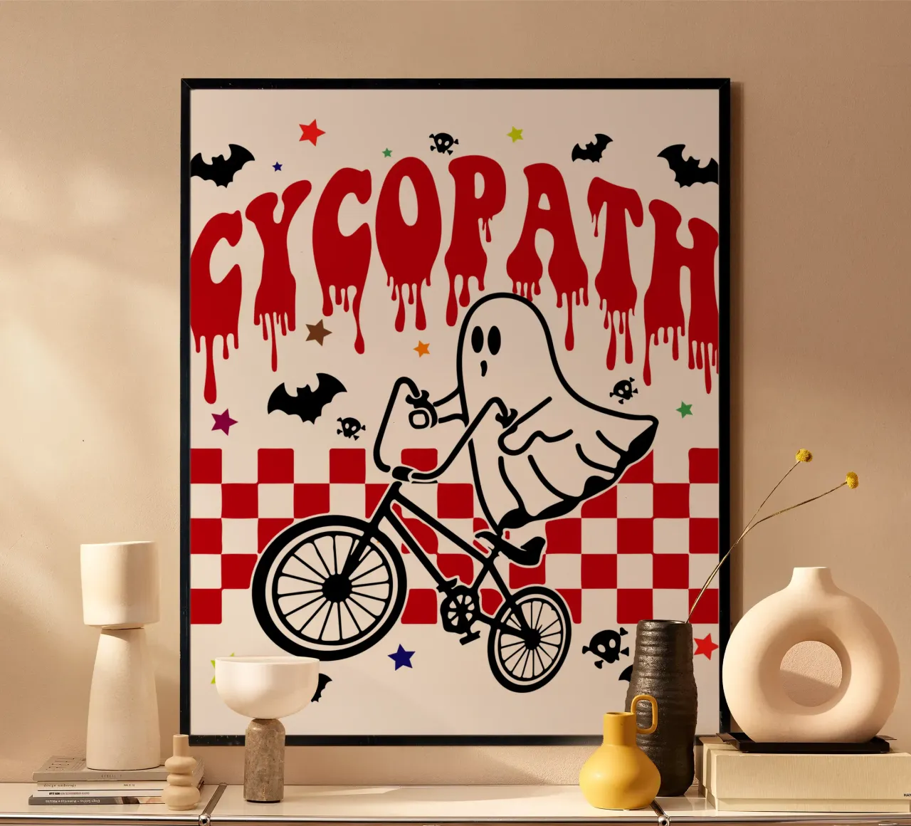 ciclopatico divertente halloween poster da ersanim