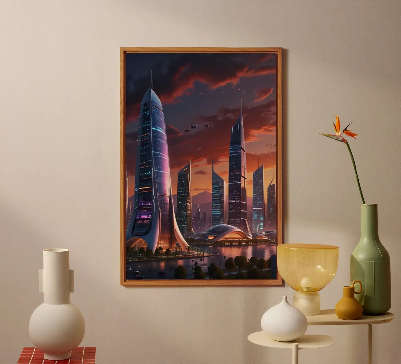 futuristic smart city forex plate by van hellen