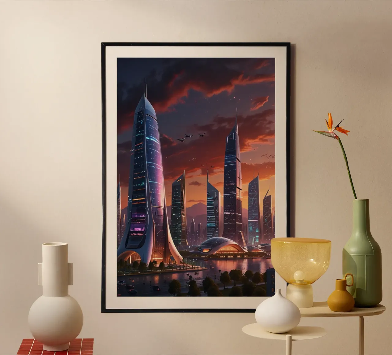 futuristic smart city hahnemühle by van hellen