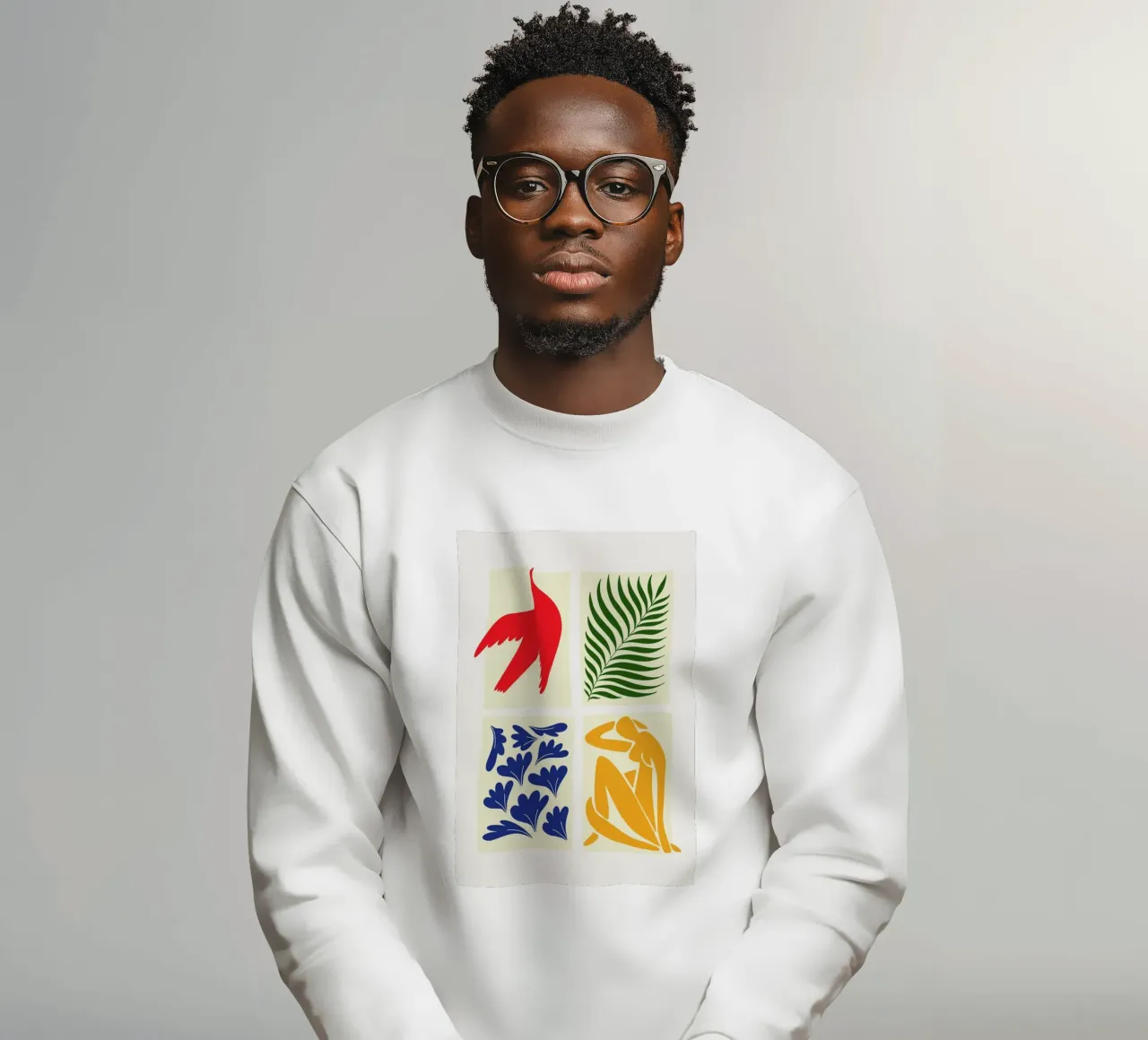 Soft Panels Sweatshirt von Pure