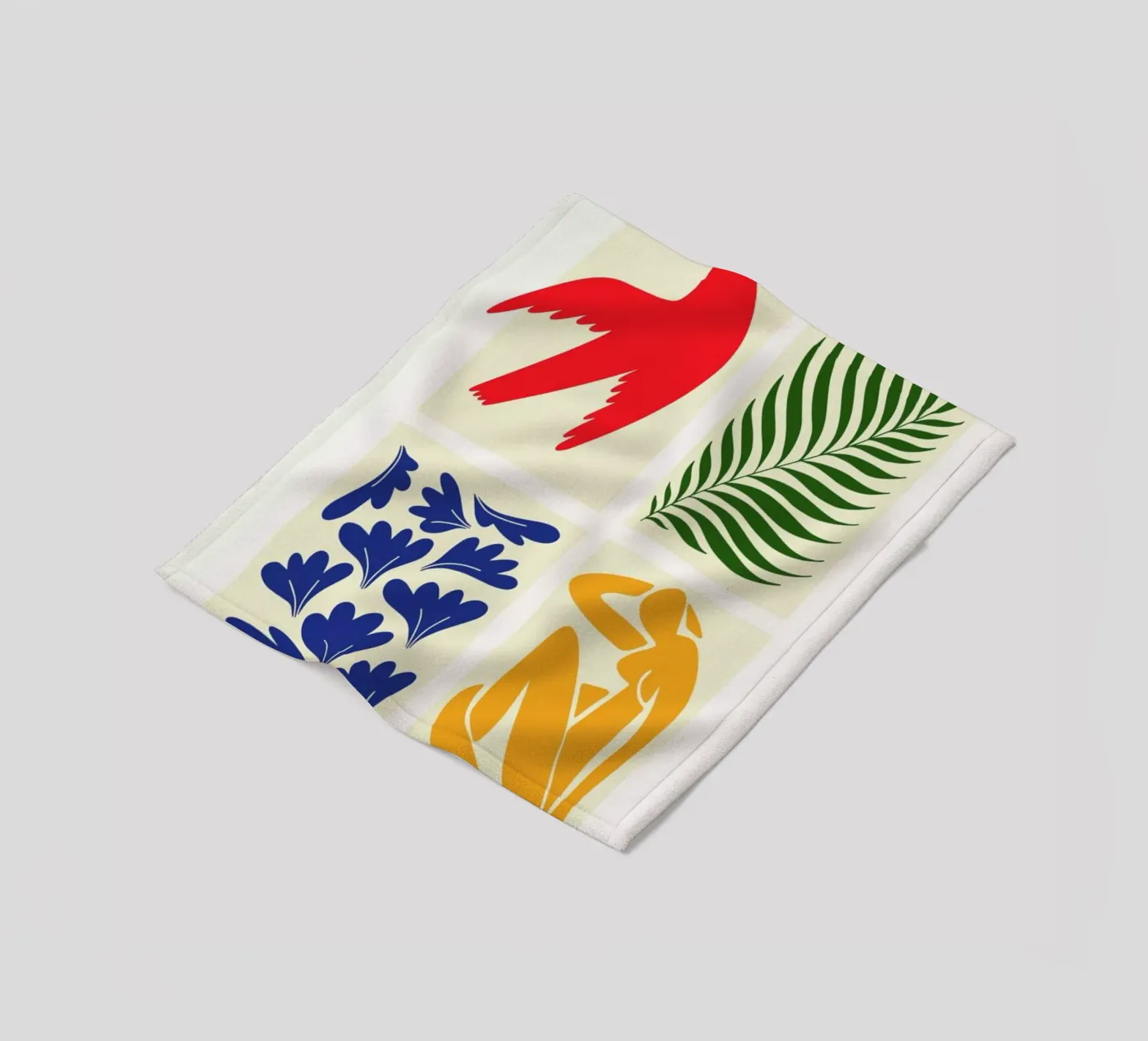 Soft Panels Fleecedecke von Pure