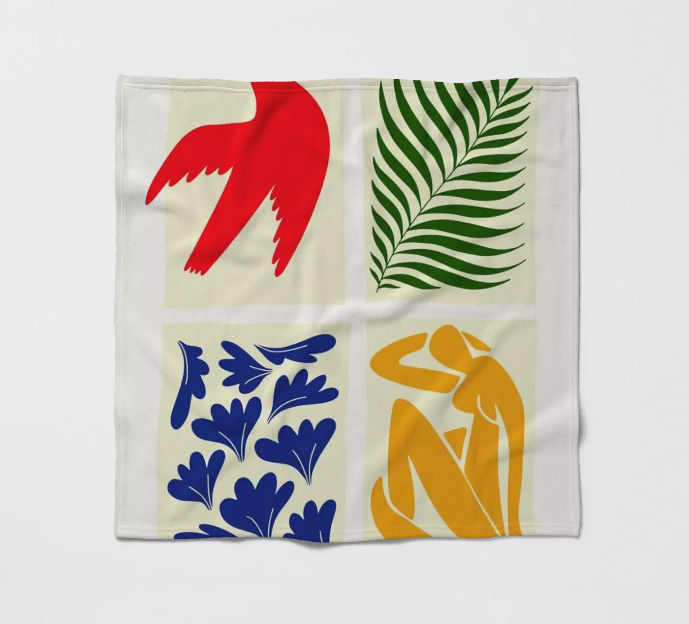 Soft Panels Fleecedecke von Pure