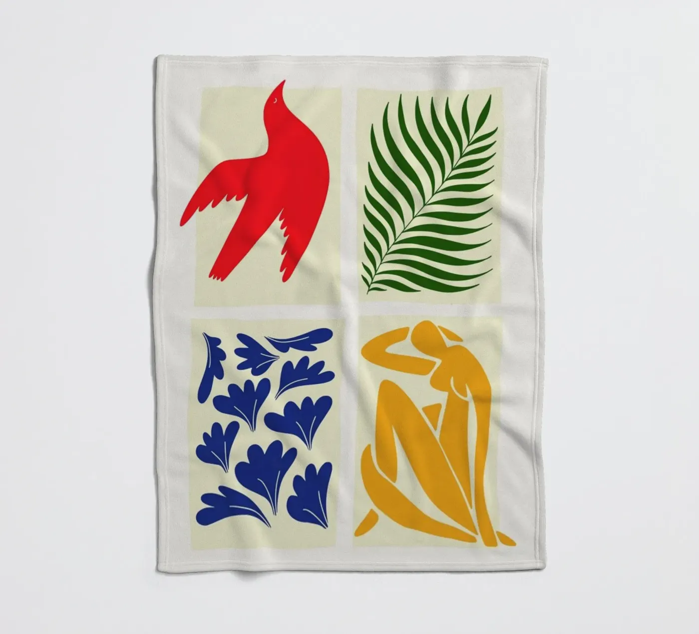 Soft Panels Fleecedecke von Pure