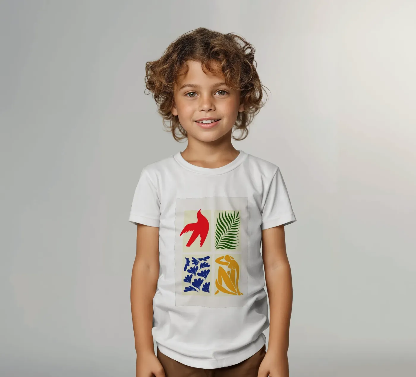 Soft Panels t-shirt bambini da Pure