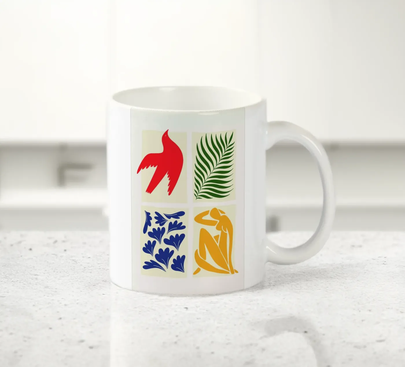 Soft Panels ceramic mug by Pure
