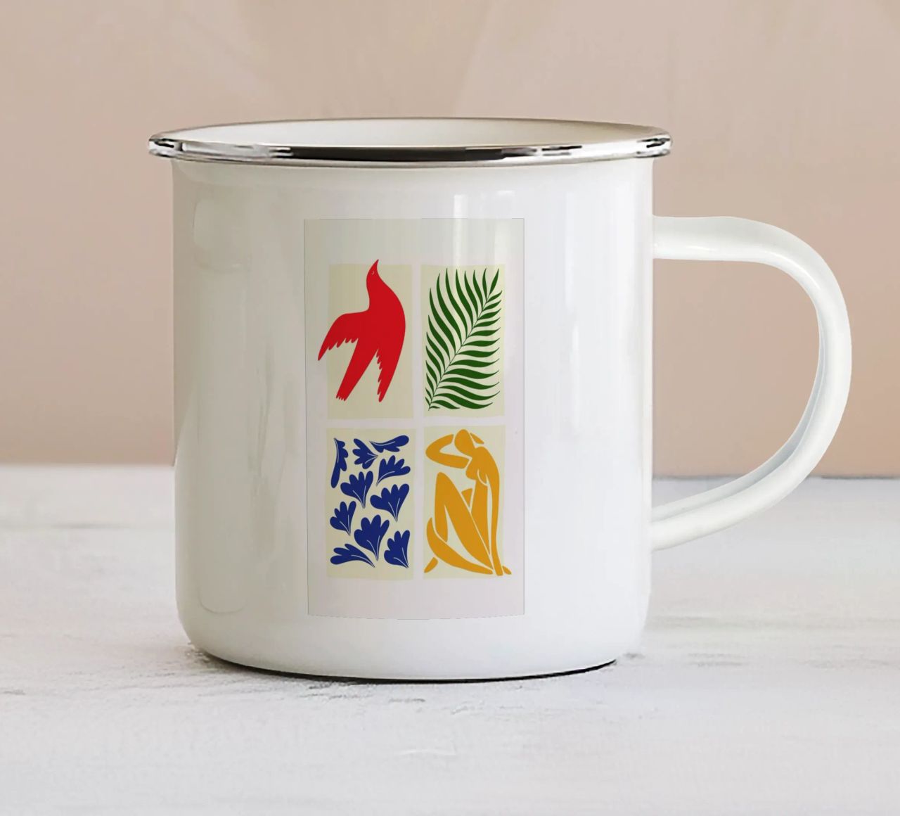 Soft Panels tazza in smalto da Pure