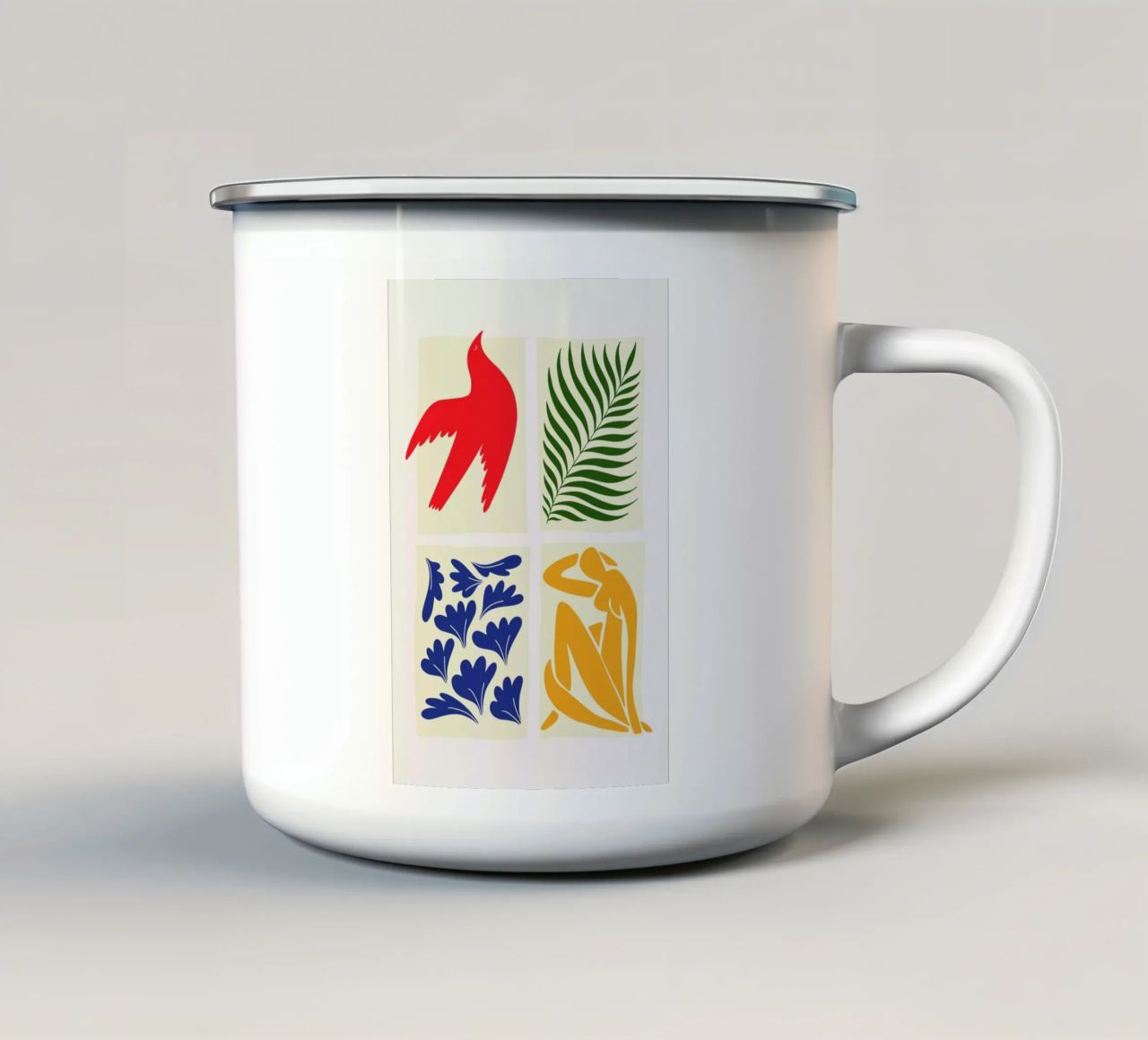 Soft Panels tazza in smalto da Pure