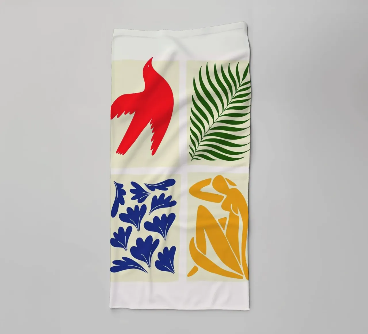 Soft Panels badhanddoek van Pure