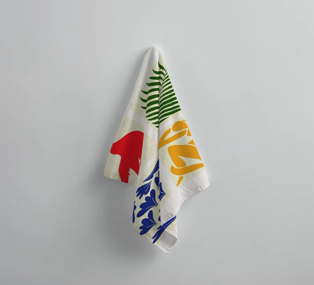 Soft Panels towel by Pure