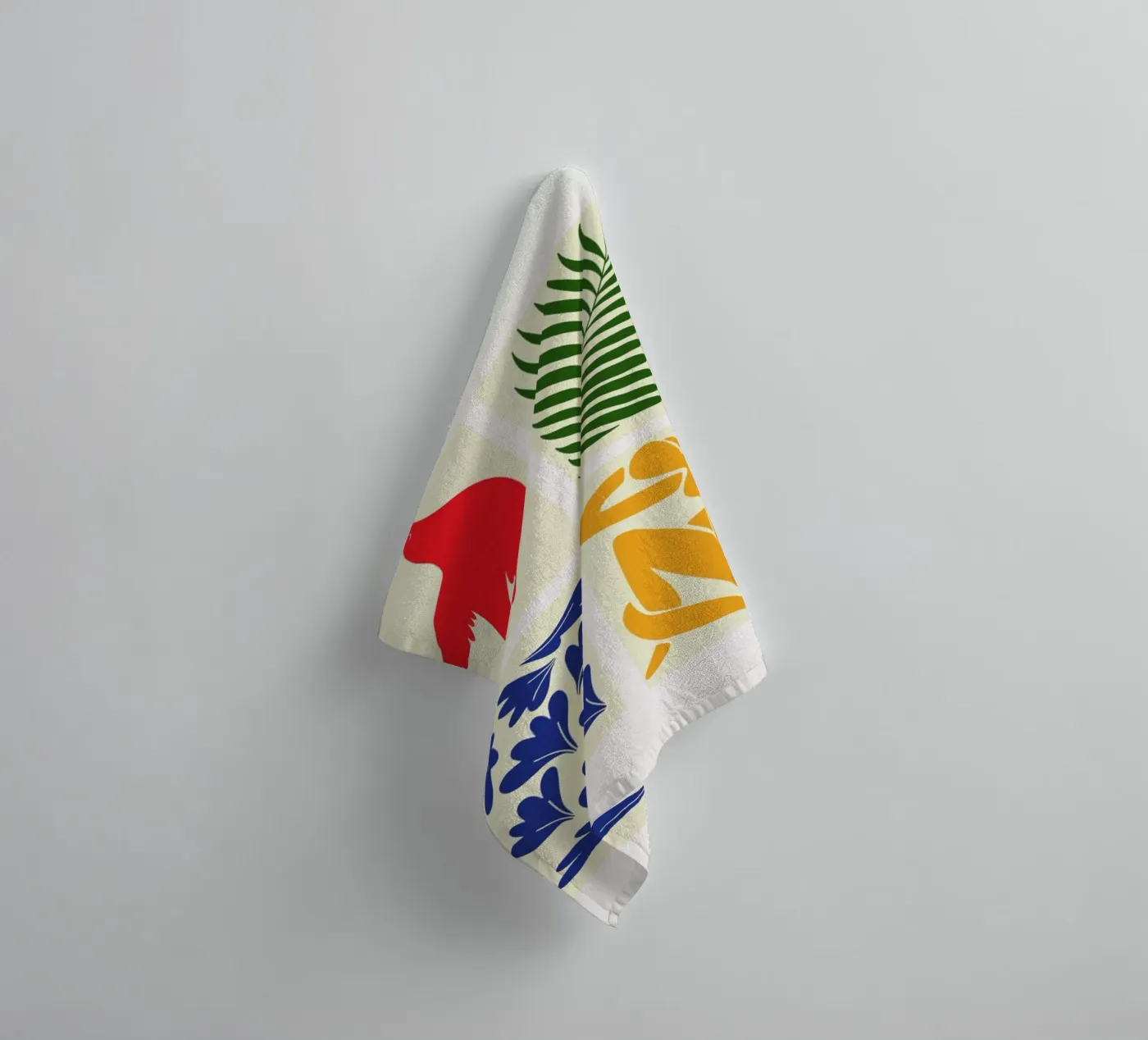 Soft Panels badhanddoek van Pure