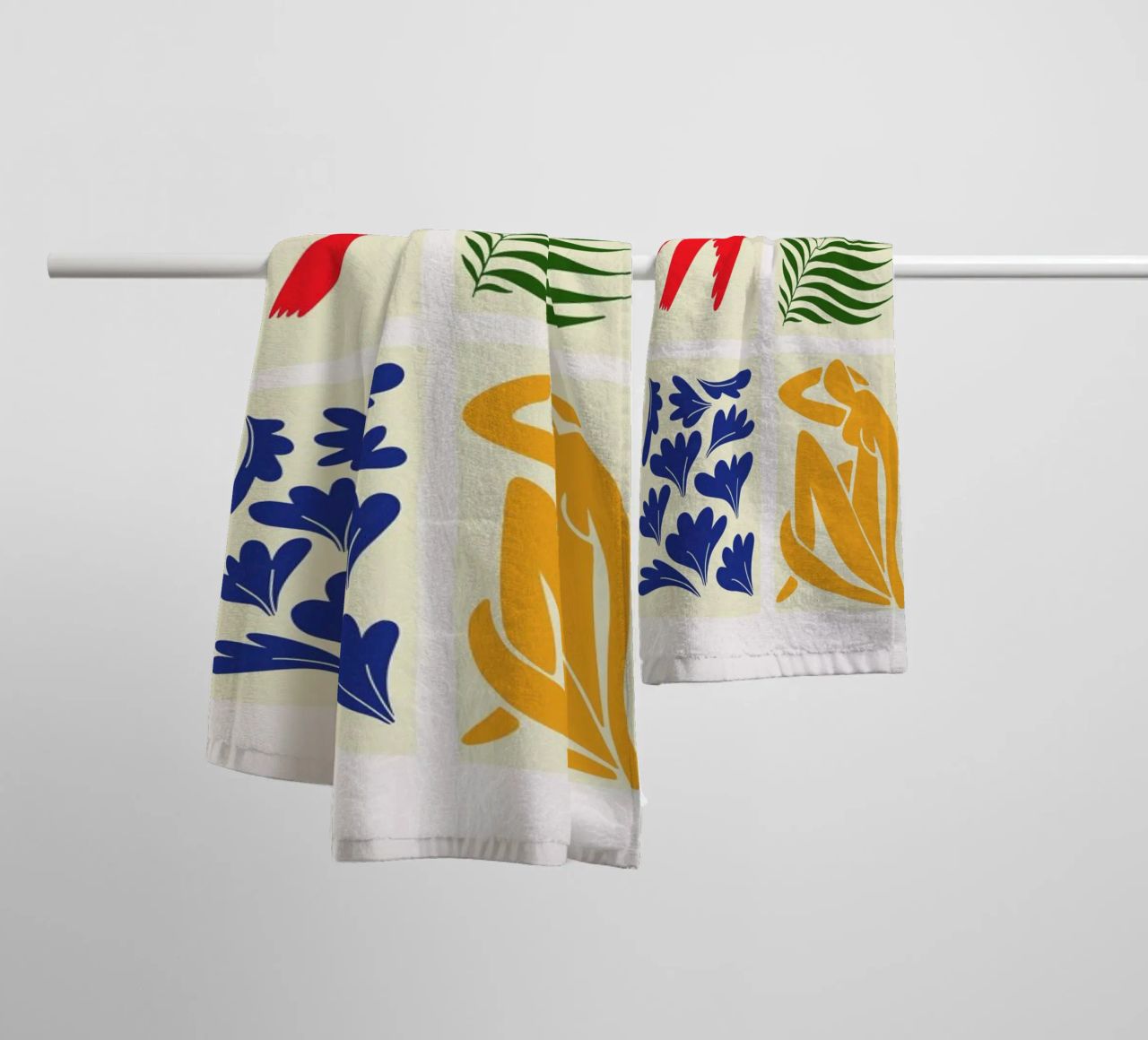 Soft Panels towel by Pure