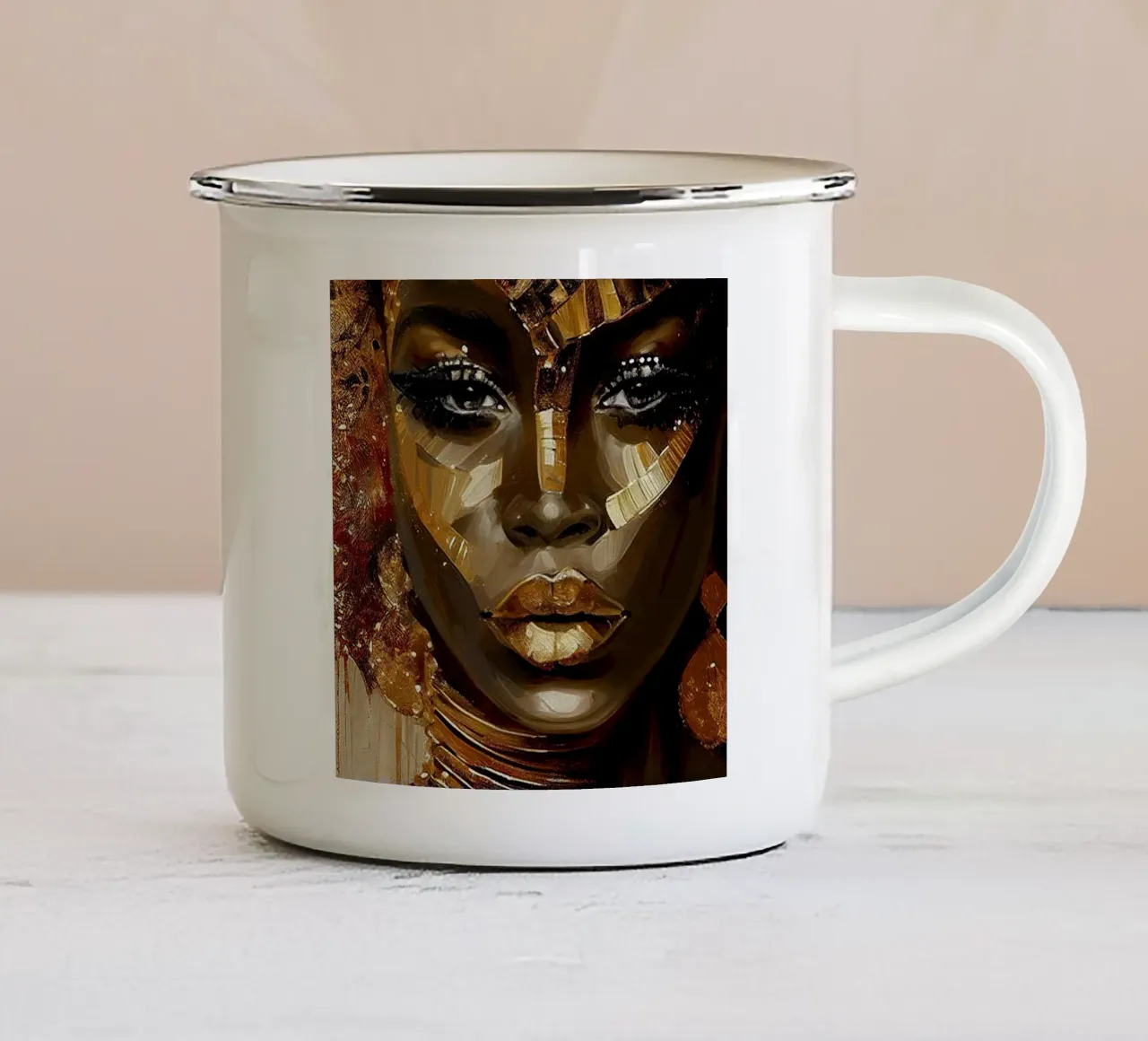 Arte da parete di Imagine tazza in smalto da Imagine