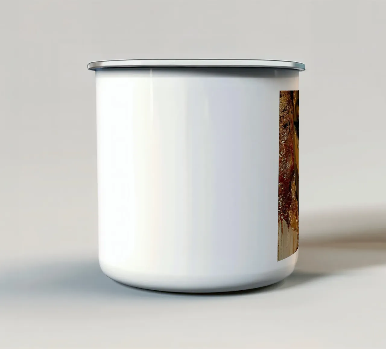Arte da parete di Imagine tazza in smalto da Imagine