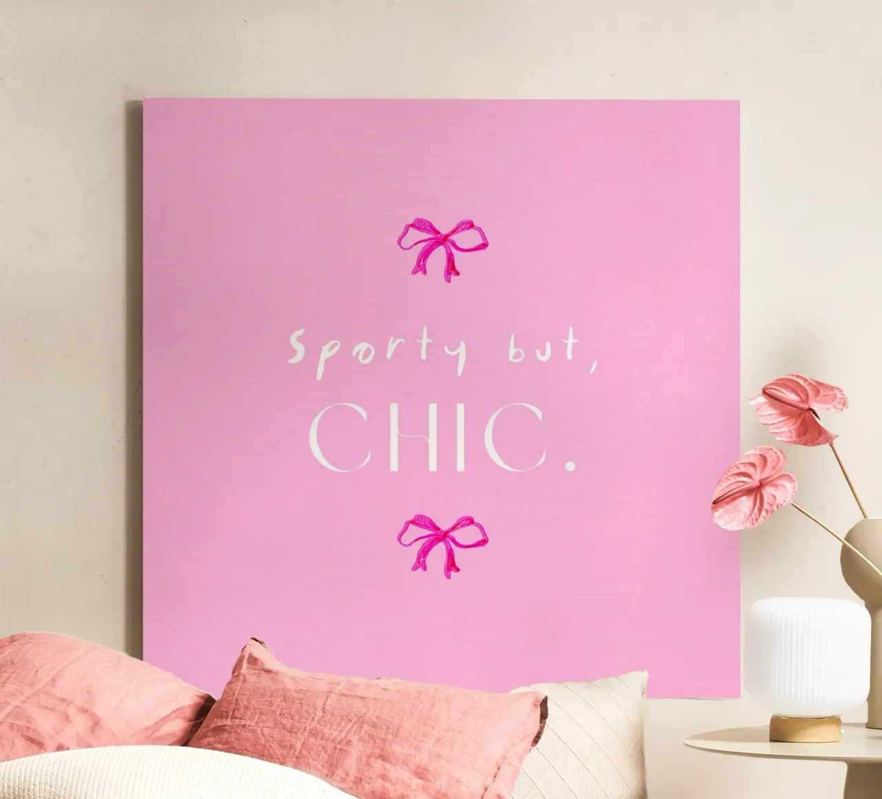 Sporty but Chic (Without frame) tela con Cornice a cassetta da treechild