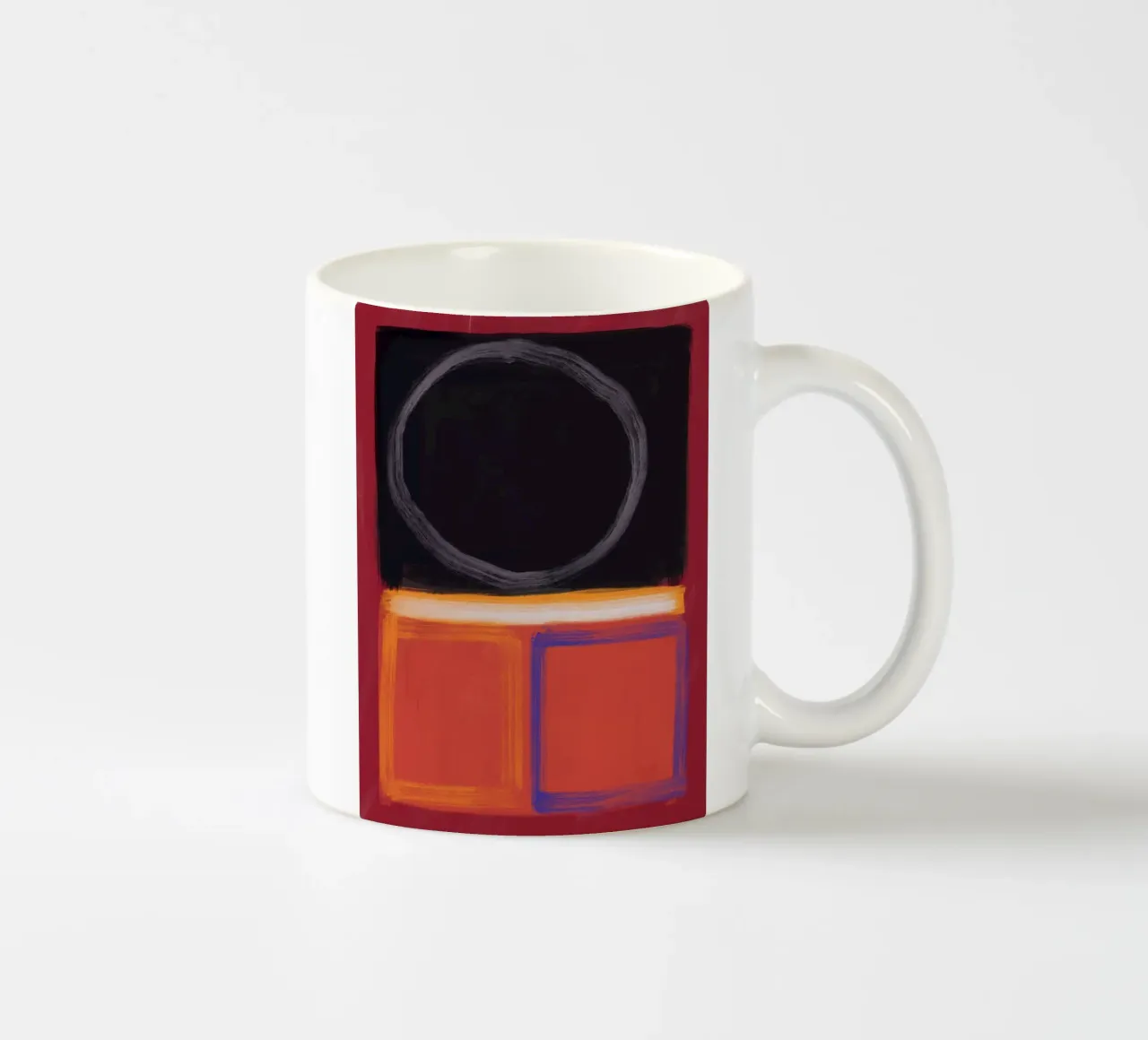 Colore audace e astratto tazza in ceramica da Little Dean