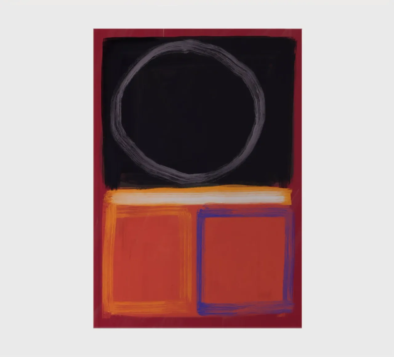 Bold color abstract notebook by Little Dean