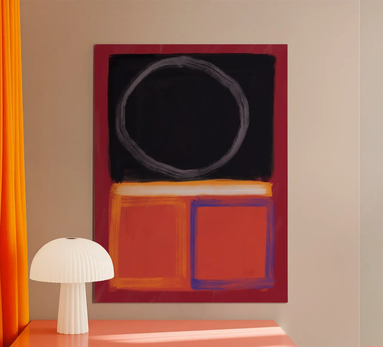 Bold color abstract hahnemühle by Little Dean