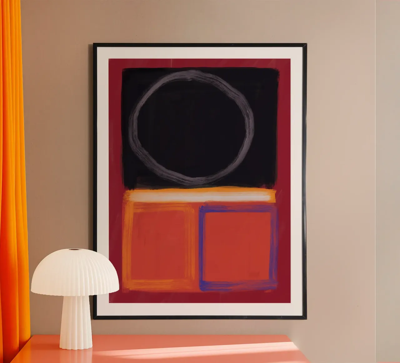 Bold color abstract hahnemühle by Little Dean