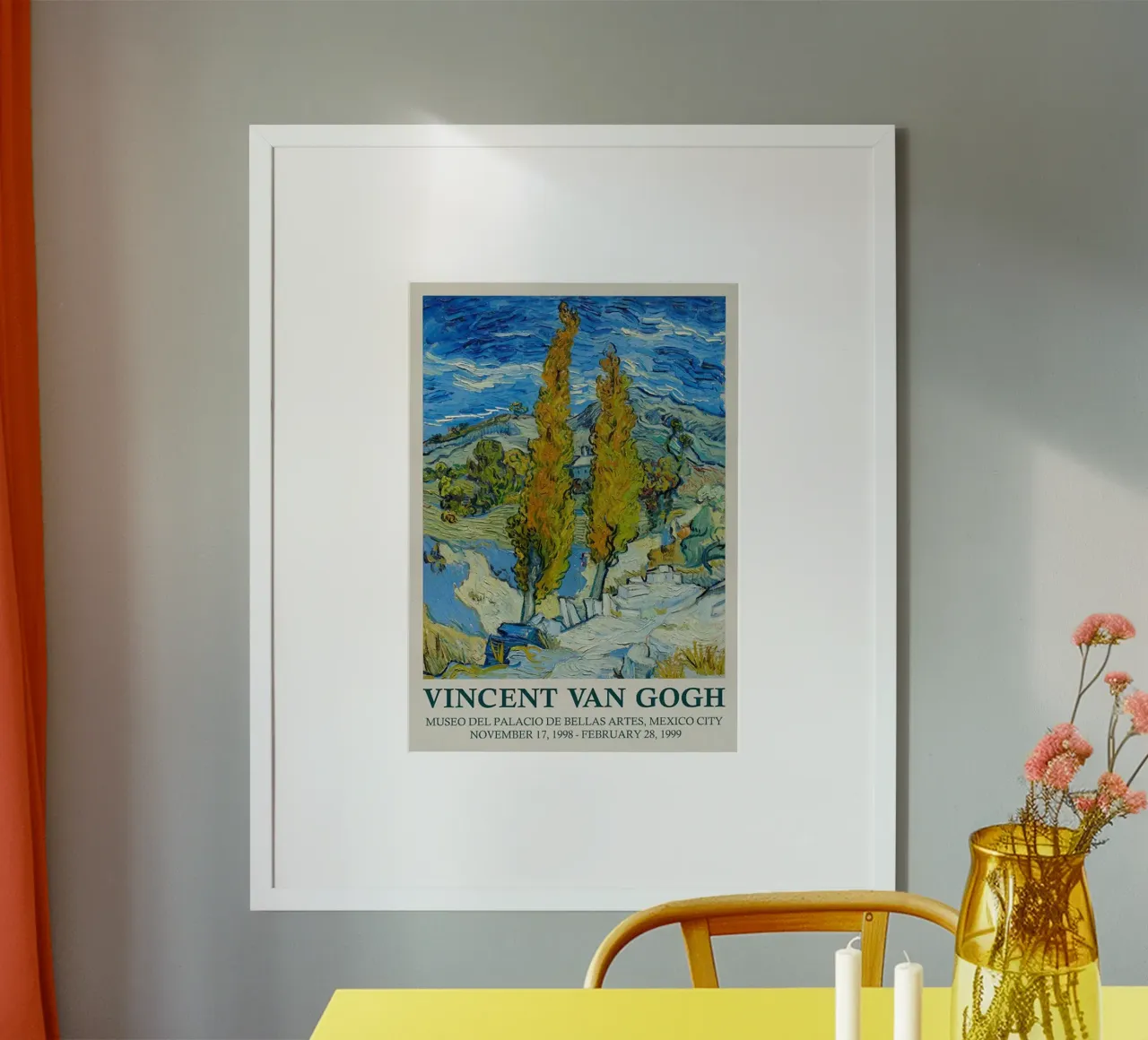Vincent van Gogh - I pioppi a Saint-Rémy poster da ashcraft shop