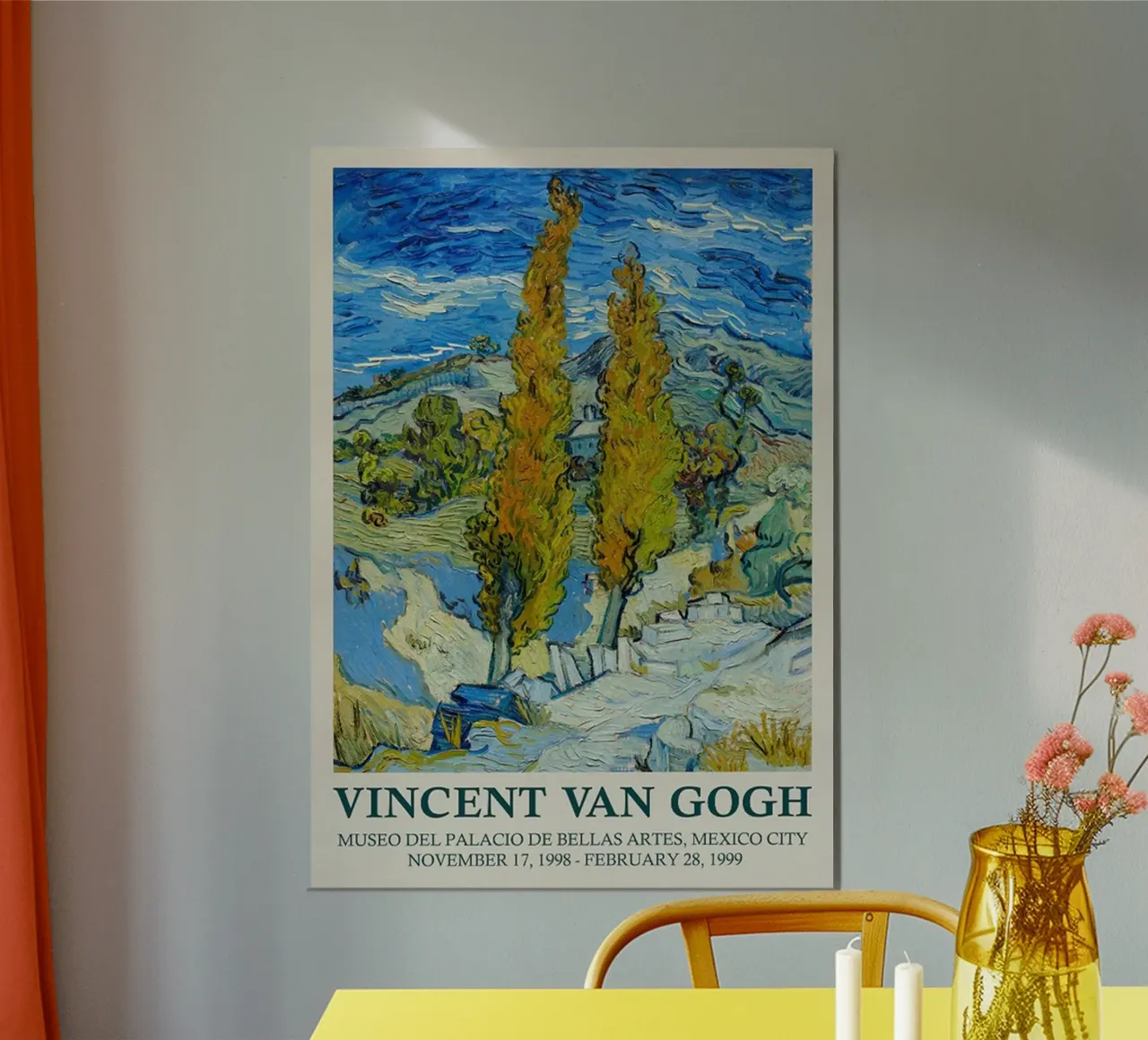 Vincent van Gogh - I pioppi a Saint-Rémy poster da ashcraft shop