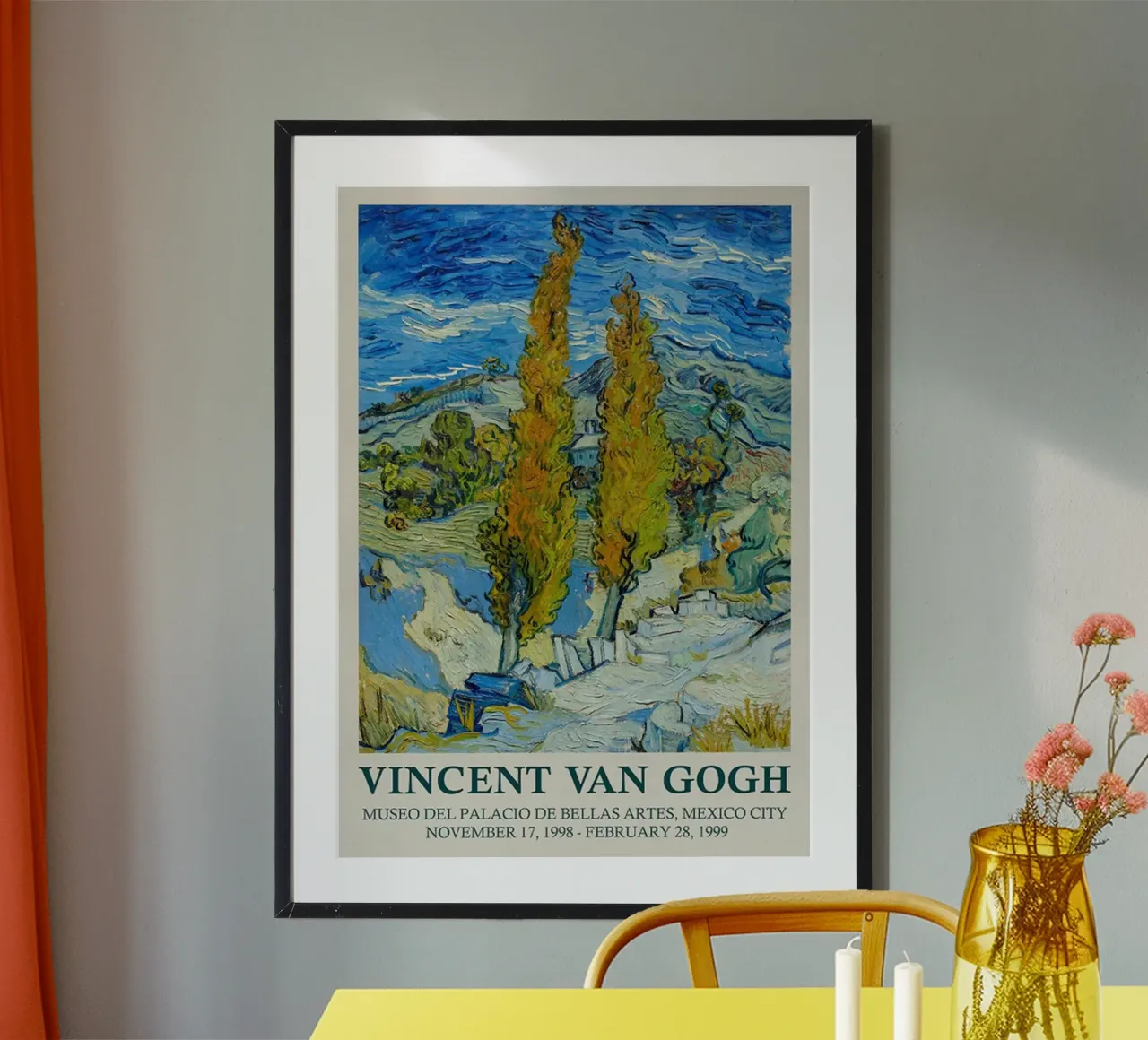 Vincent van Gogh - I pioppi a Saint-Rémy poster da ashcraft shop