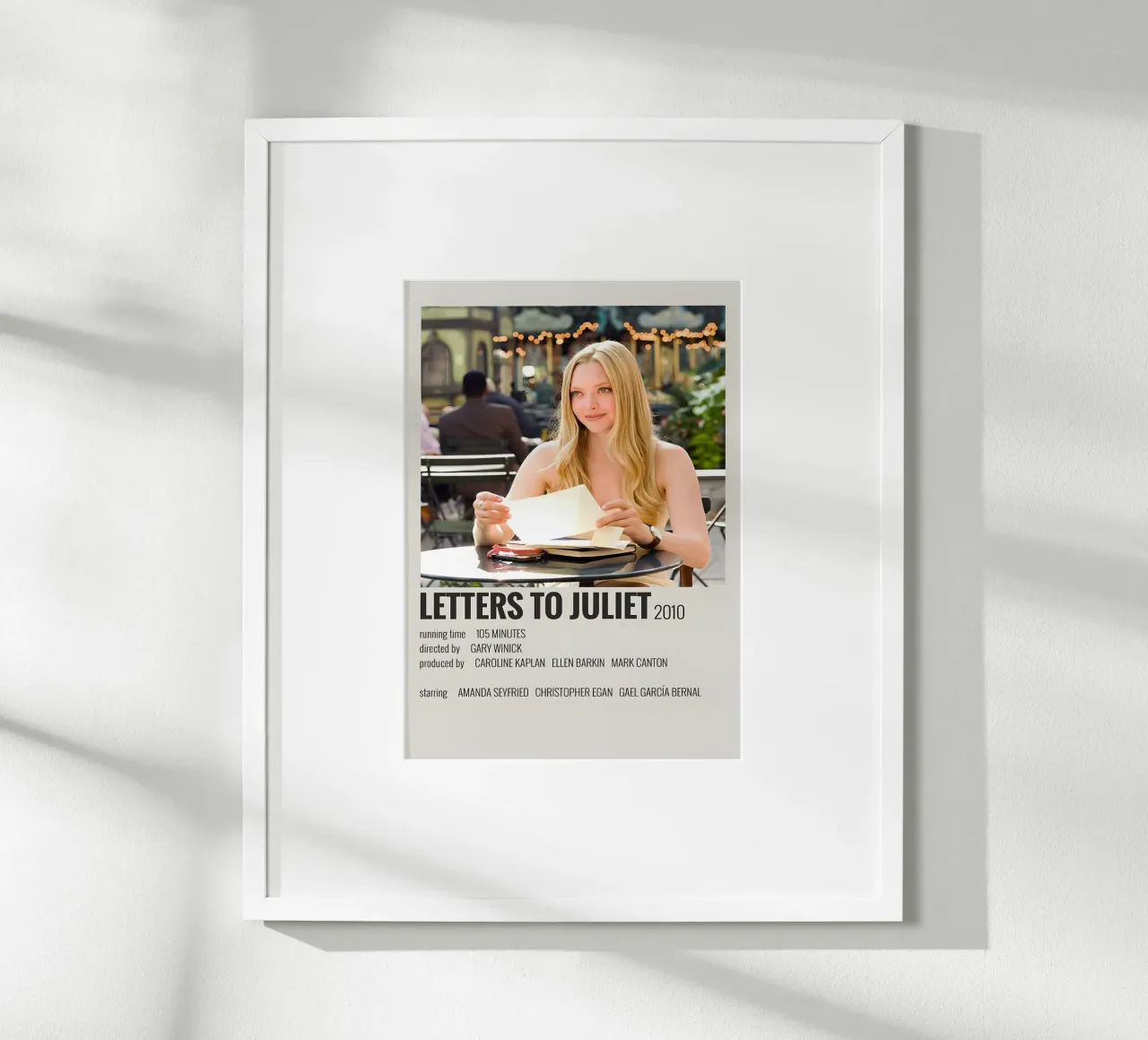 LETTERS TO JULIET 2010 carta hahnemühle da MVFminimalist