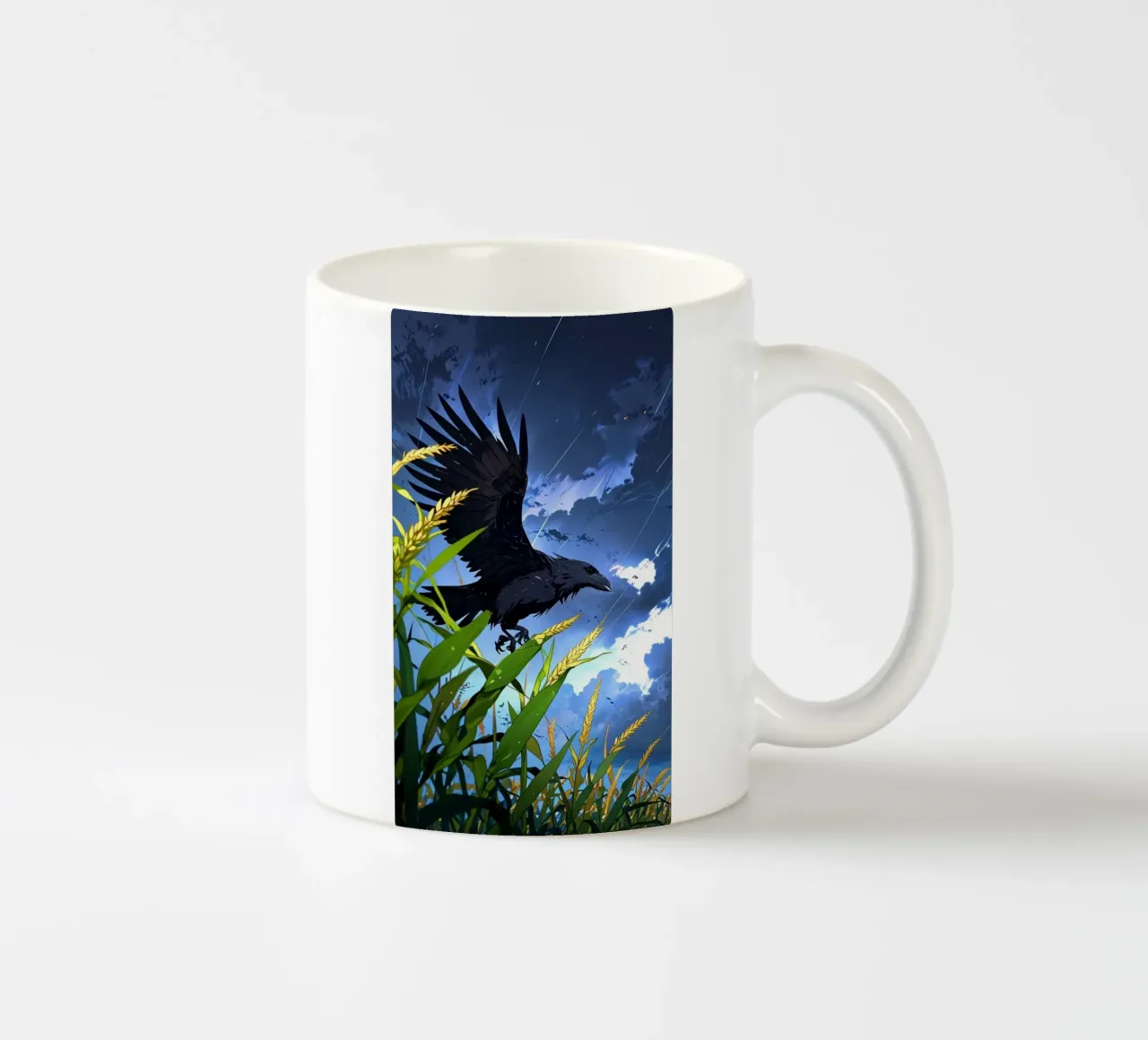 corvo nero tazza in ceramica da van hellen