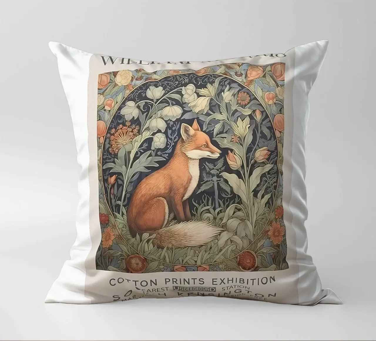 William Morris Exhibition cuscino da guduengiseng