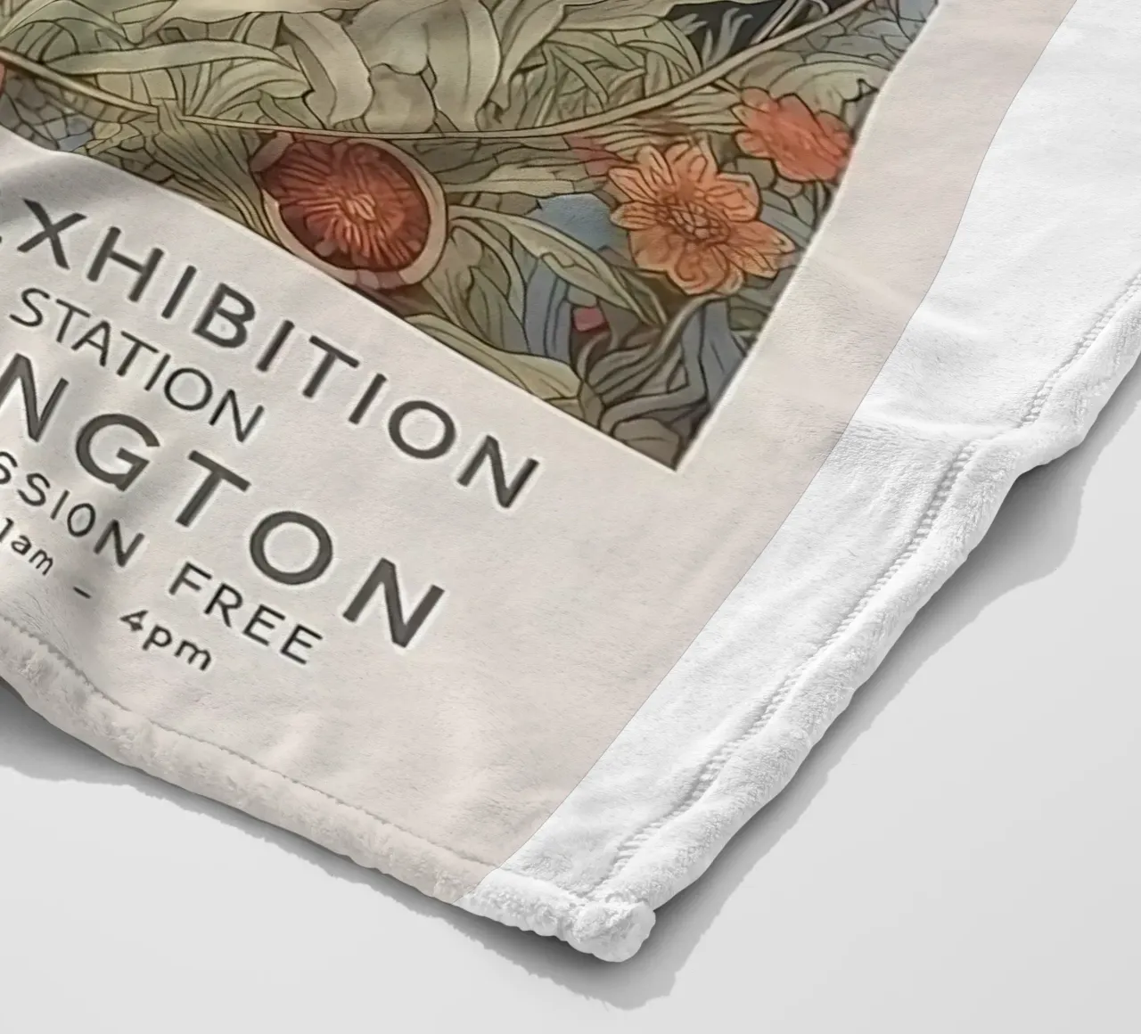 William Morris Exhibition coperta in pile da guduengiseng