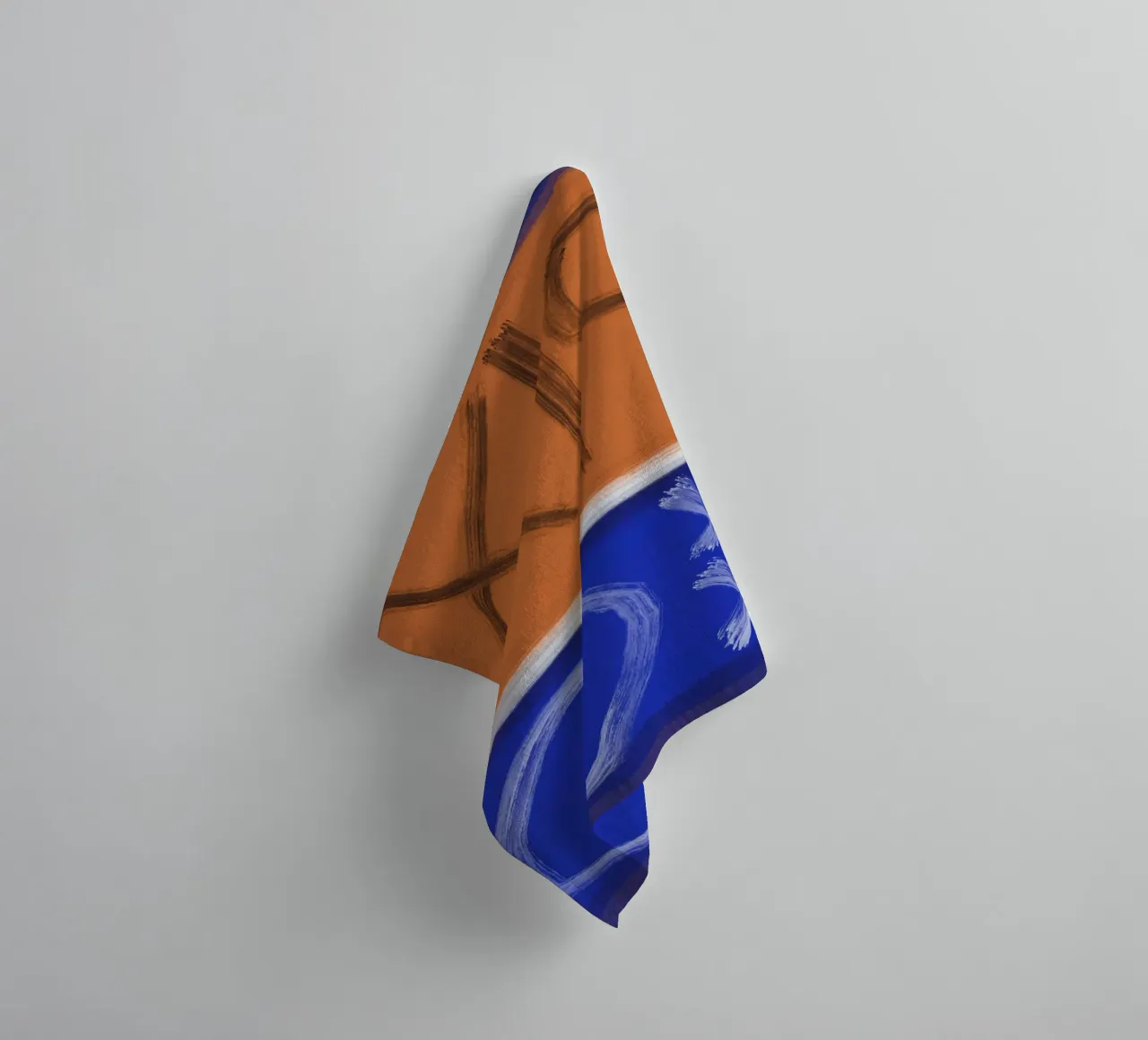Bold color abstract 02 towel by Little Dean