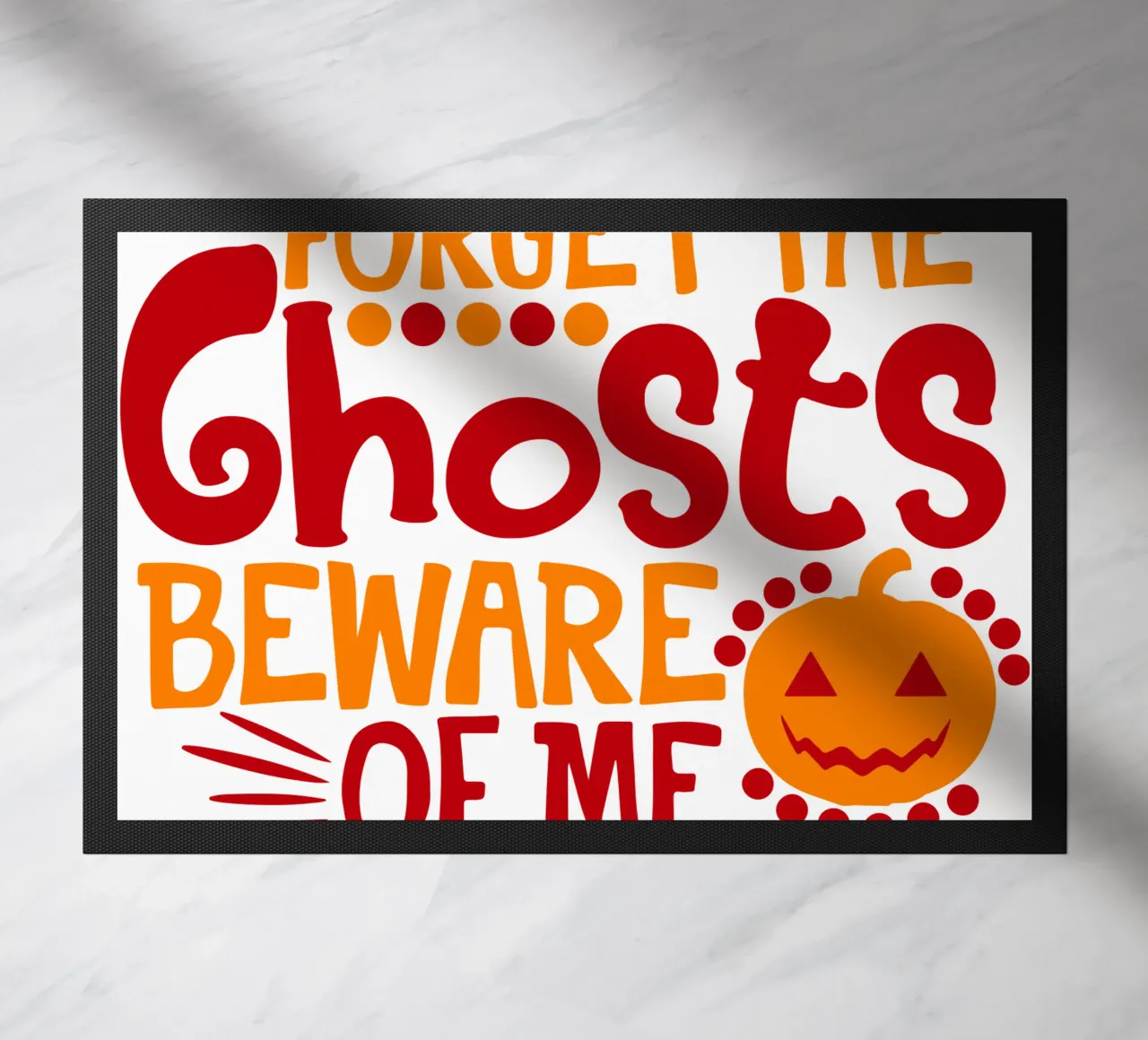 dimenticate il fantasma attenti a me divertente halloween zerbino da ersanim