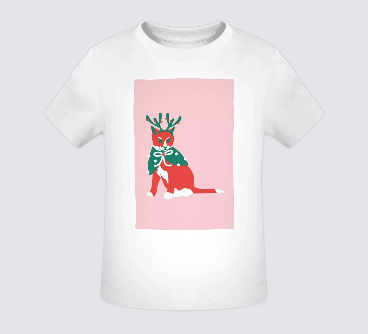 Santas Little Helper baby t-shirt by Mariery Young