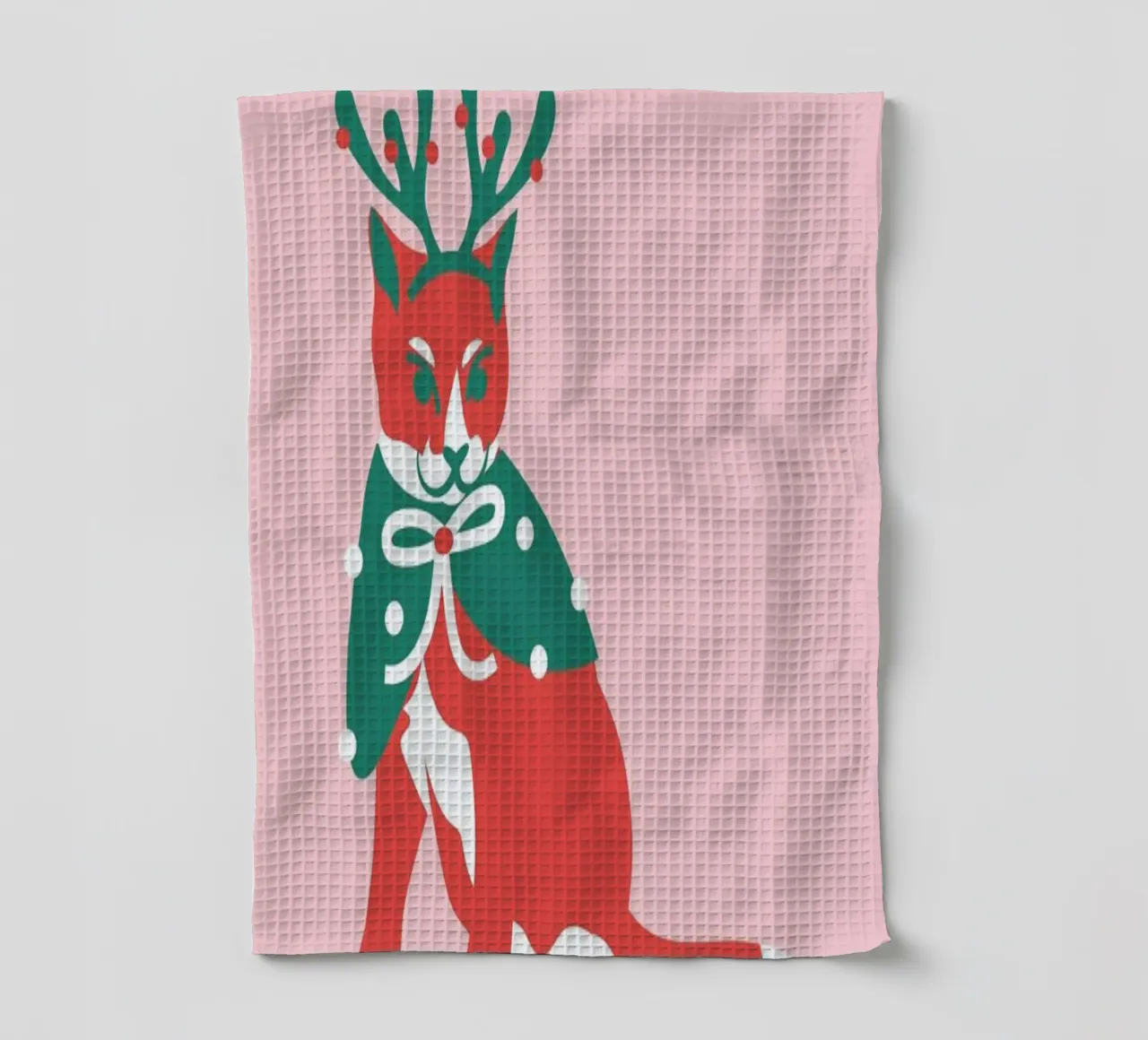 Santas Little Helper canovaccio da cucina da Mariery Young