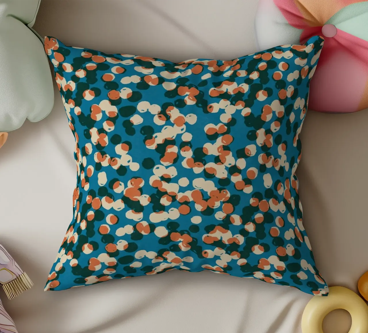 Cyano Pattern No 16 cuscino da treechild