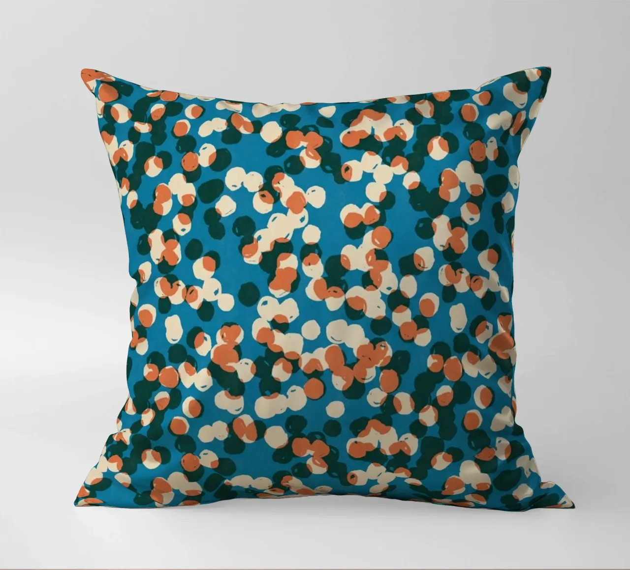 Cyano Pattern No 16 Kissen von treechild