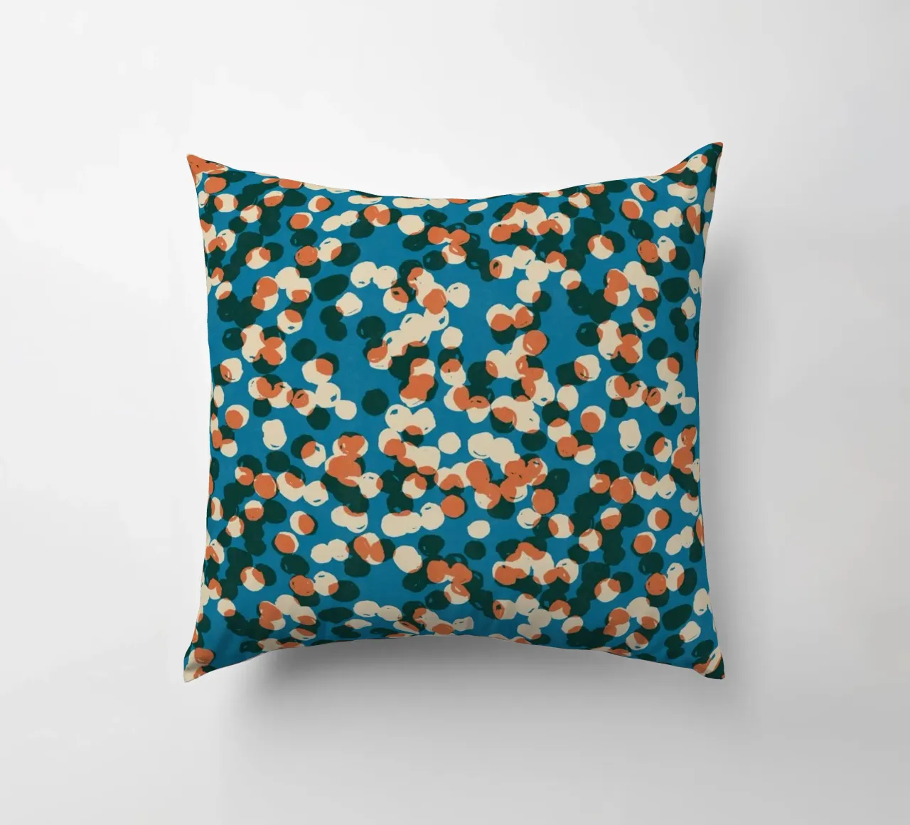 Cyano Pattern No 16 Kissen von treechild